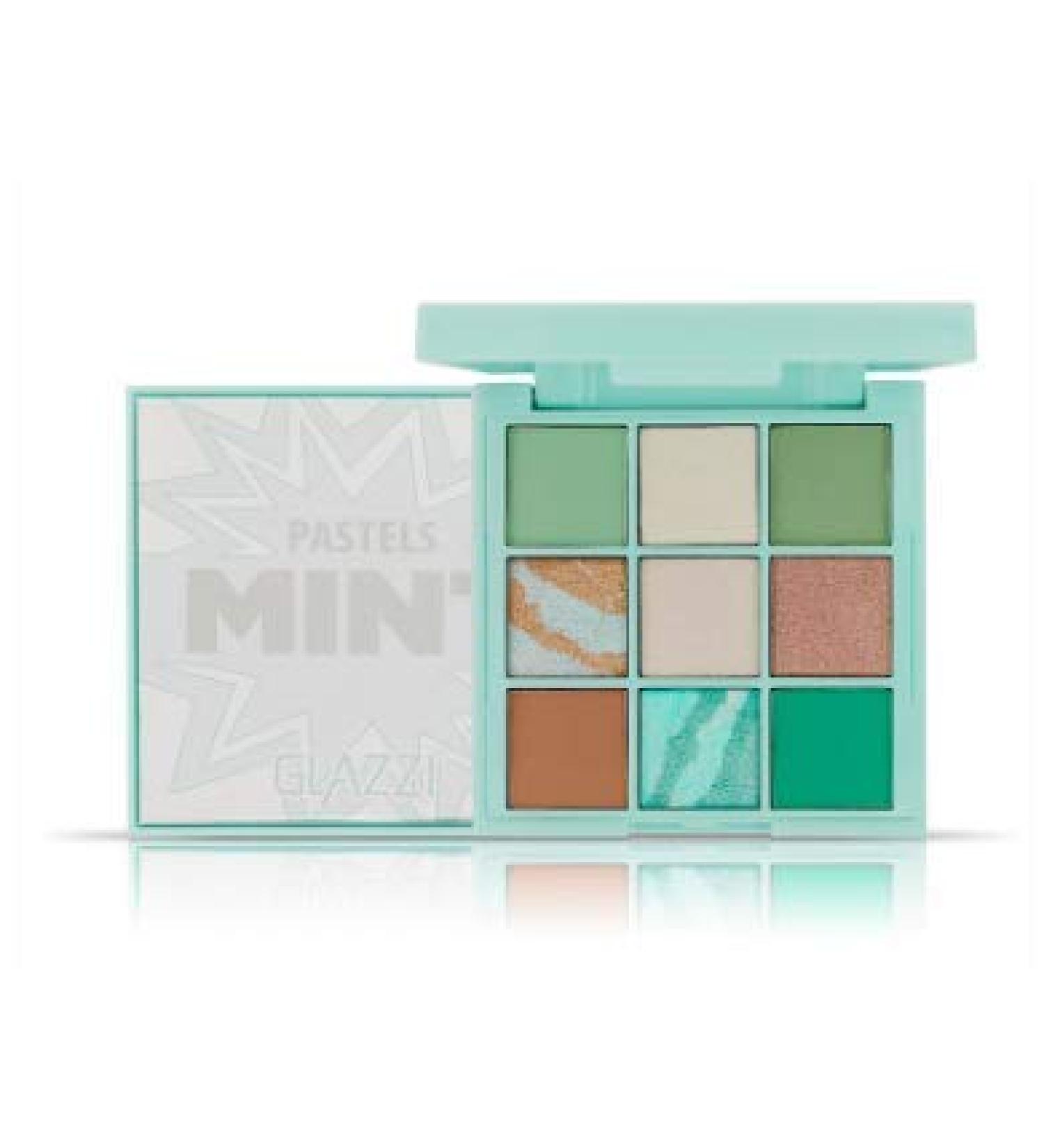 Mimore Eyeshadow Palette Long Lasting Shimmer Eyeshadow 9 Colors Shimmer Matte Makeup Palette Waterproof Mineral Glitter Powder (01-ROSE)