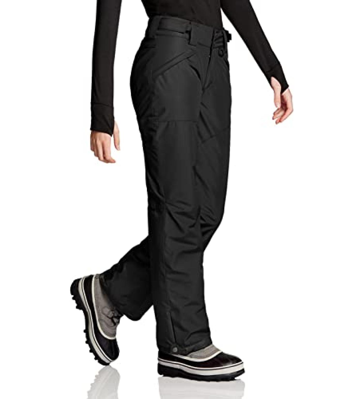 TSLA Women's Waterproof Insulated Ski Pants - Black Small Short - Buy Online on GoSupps.com