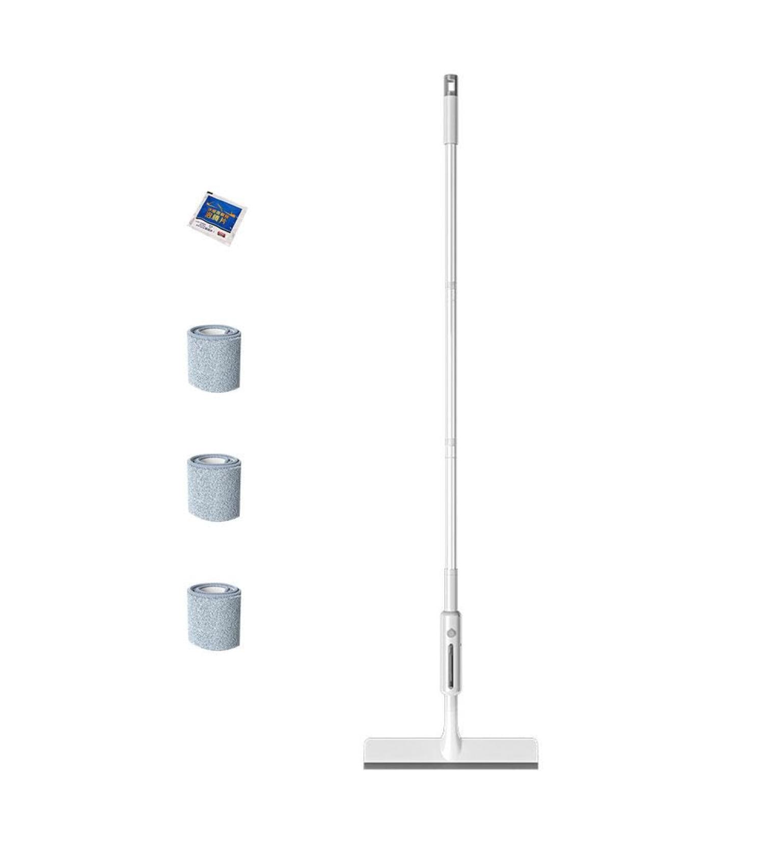 Squeegee For Window Cleaning with Spray and 3 Pads 2024 New Double Sided Spray Retractable Window Glass Cleani Cleaner Spray White 30cm panel - Buy Online on GoSupps.com