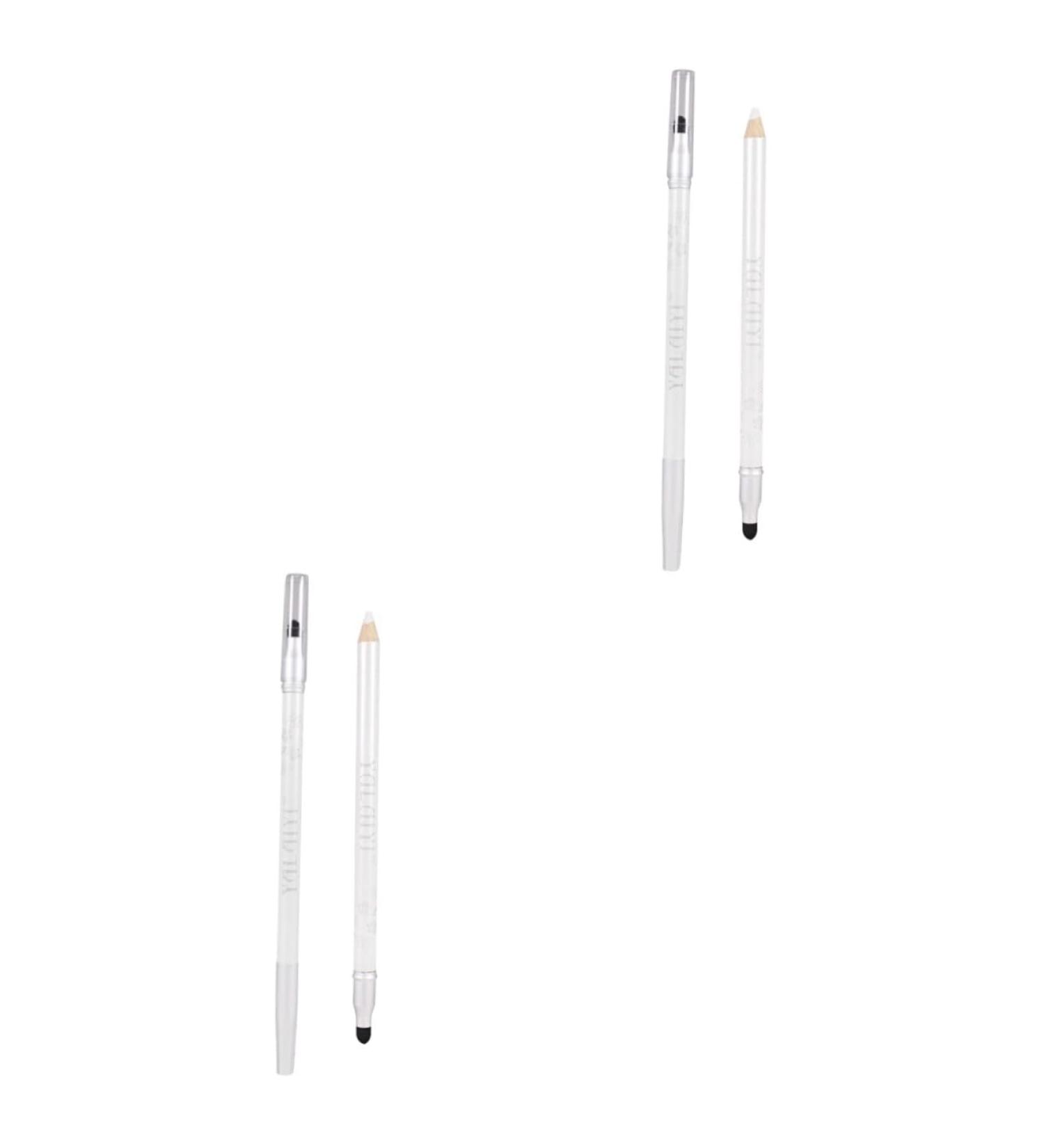 FRCOLOR 2pcs Eye Shadow Pencil Double Head Eye Shadow Pen Lying Silkworm Pen Makeup Pearlescent mediumx2pcs Whitex2pcs - Buy Online on GoSupps.com