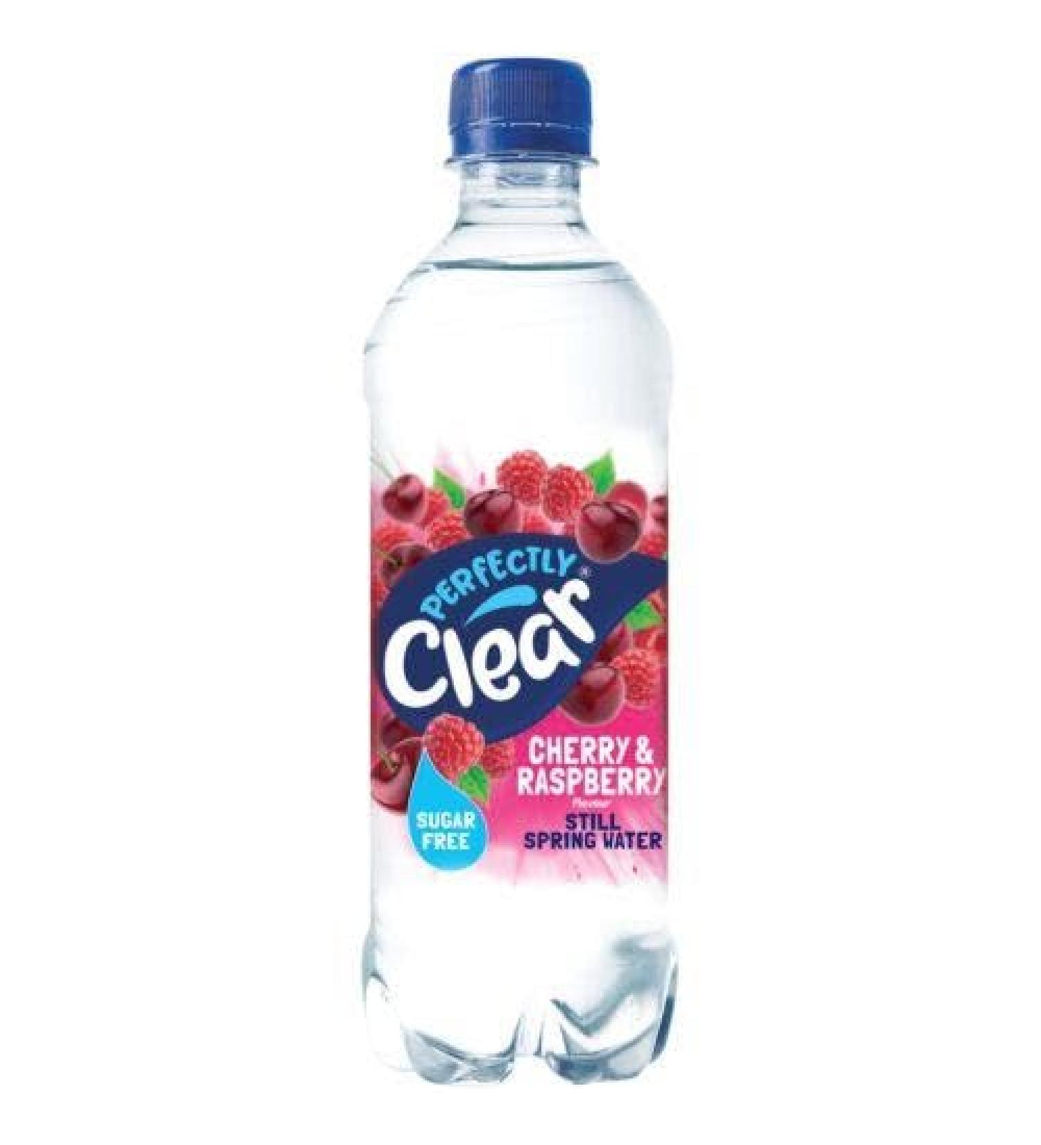 Perfectly Clear Cherry & Raspberry Still Spring Water 500ml - Case of 12