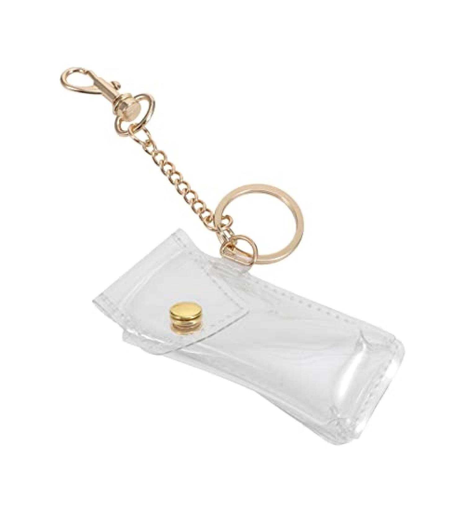 VALICLUD Clear Lipstick Chapstick Keychain - Key Fob Holder - Buy Online on GoSupps.com