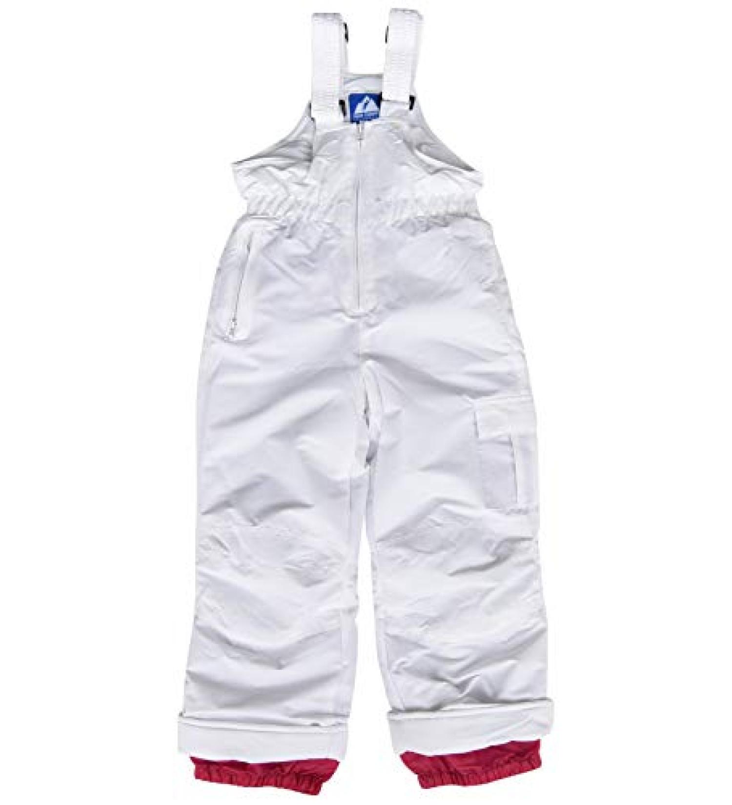 Snow Country Outerwear Girls Ski Snow Bibs 7 White - Insulated Pants - Buy Online on GoSupps.com