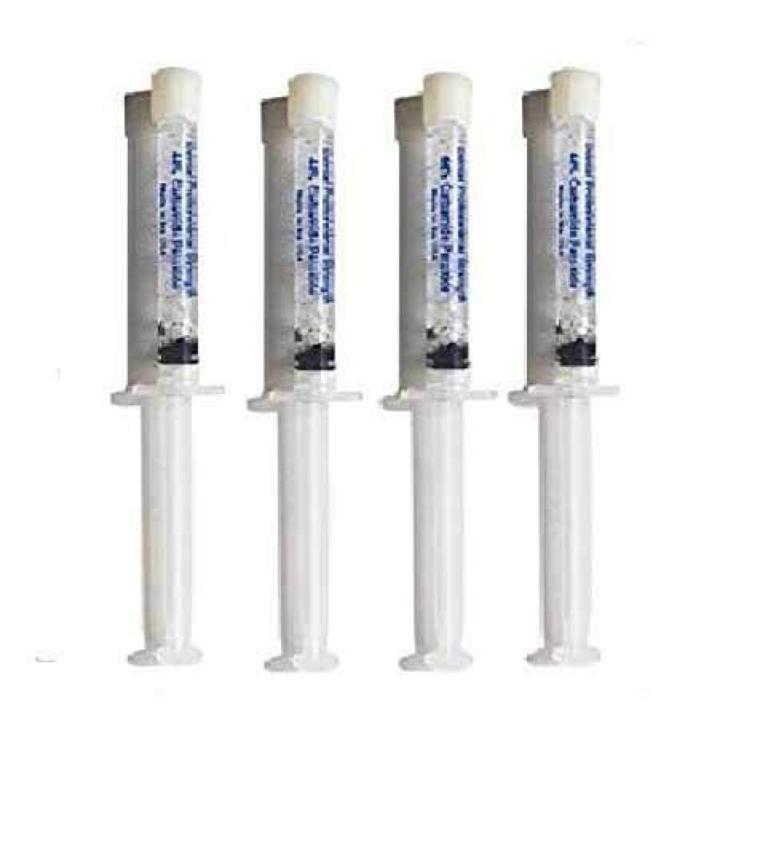 White Teeth Global 4 Syringes of 10ml Teeth Bleaching Whitening 22% Gel
