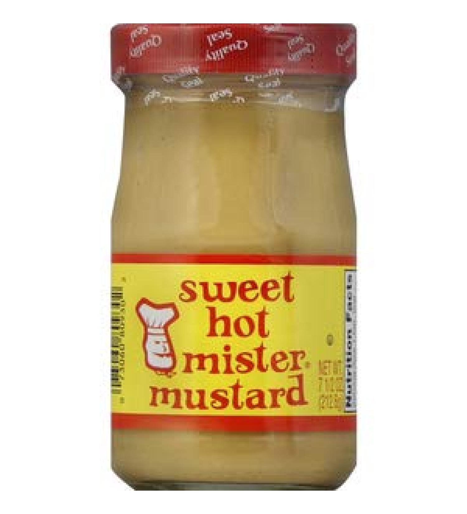 Mr Mustard Hot Sweet, 7.5 oz