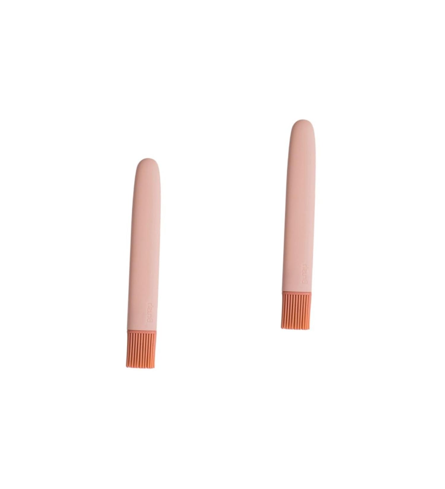 Alipis 2pcs Silicone Brush for BBQ Basting Brush Barbeque Oil Brush Grill Brush Nordic Pancake Brush 20.5*3*1.5cmx2pcs Pinkx2pcs - Buy Online on GoSupps.com
