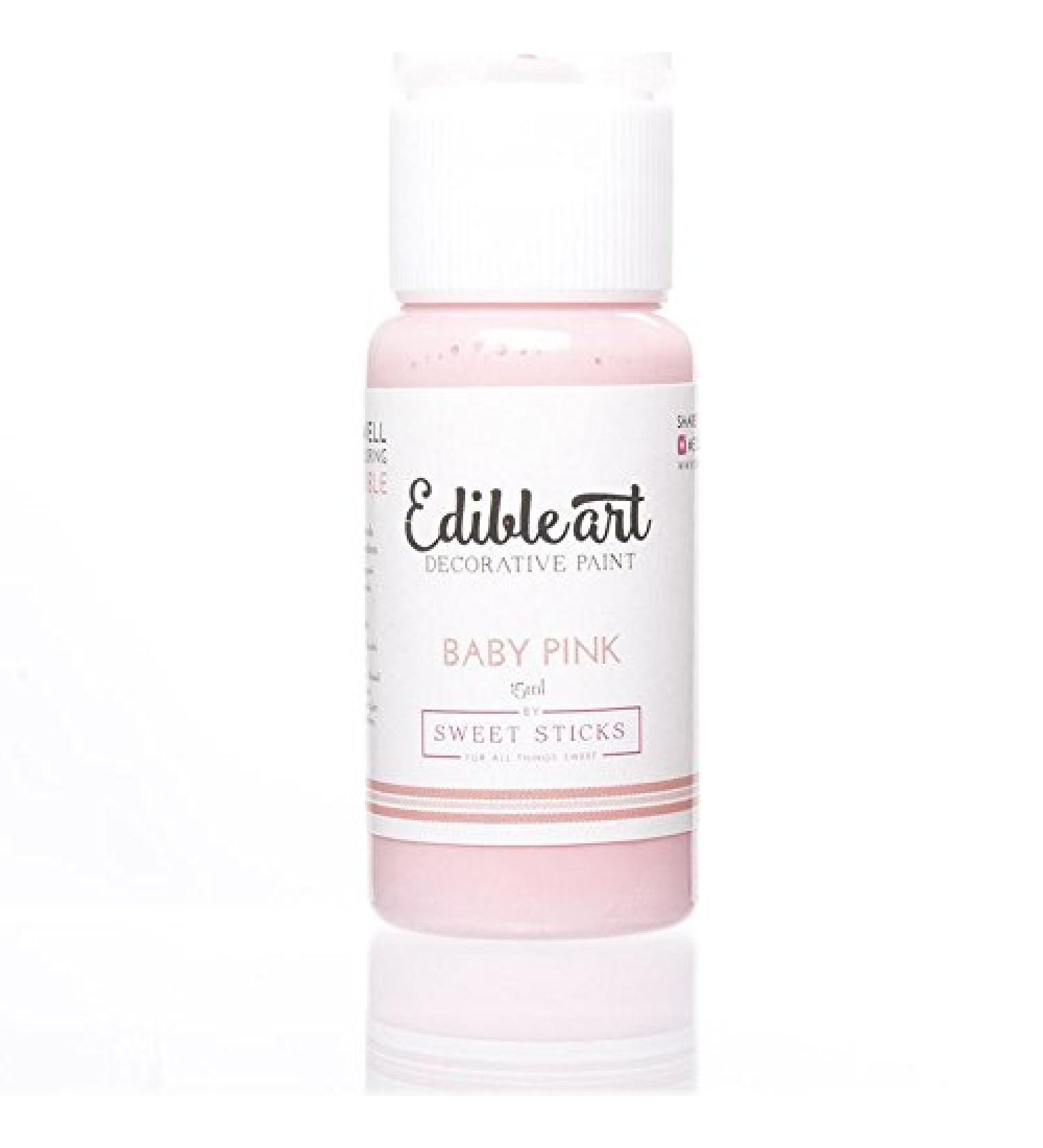 Edible Art Decorative Paint Baby Pink 15ml - Buy Online on GoSupps.com