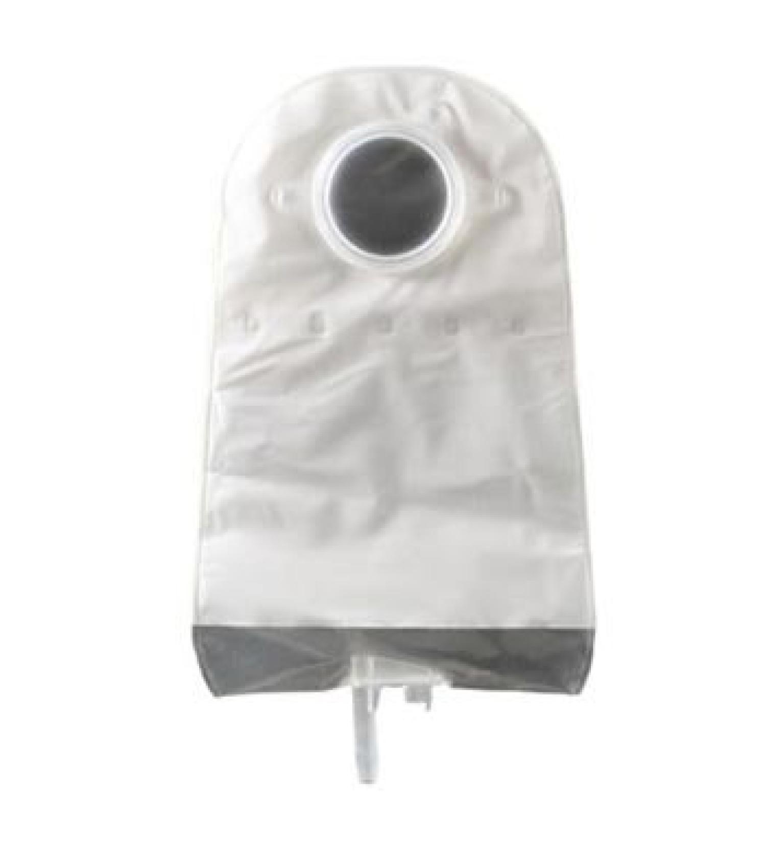 ConvaTec 401538 SUR-FIT 10" Natura Urostomy Pouch with 1-Sided Comfort Panel Standard Fold-Over Tap Transparent 1-1/4" Flange Pack of 10