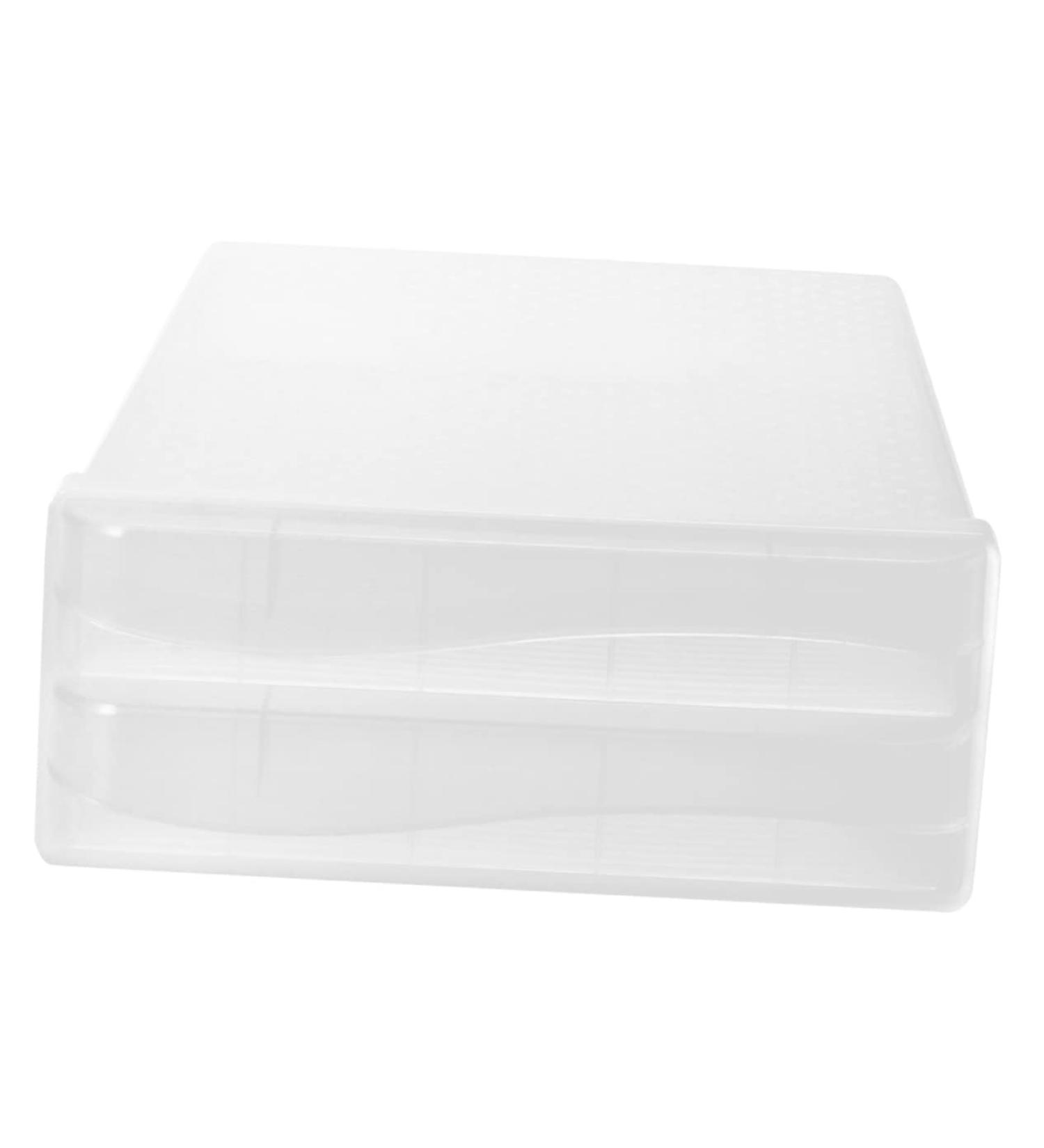 Hohopeti 1 pc Box refrigerator egg drawer fridge egg container refrigerator egg holder Transparent Color 36X26CM double-deck - Buy Online on GoSupps.com