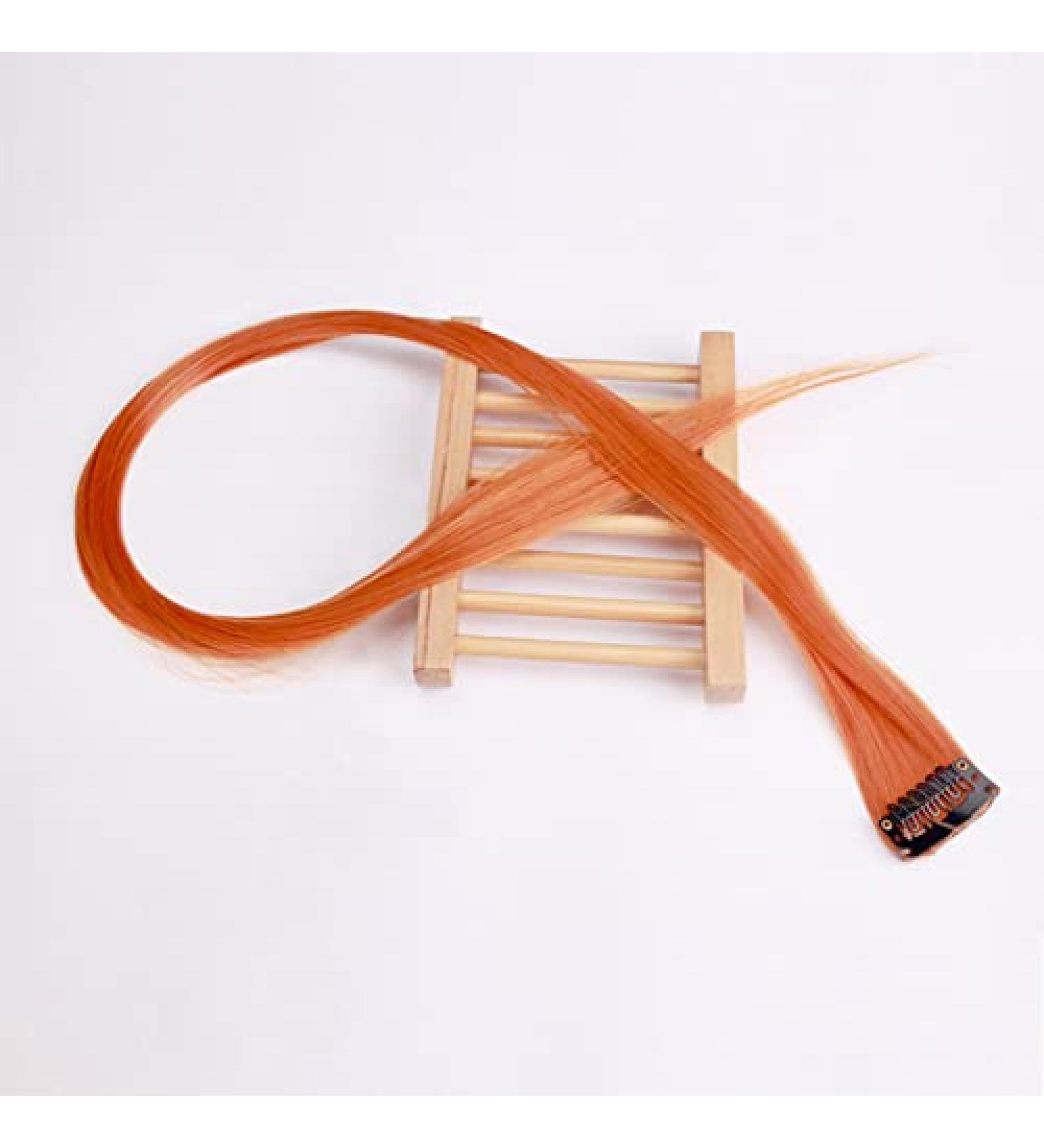 Wig hair piece real hair piece color hair piece gradient high temperature wire one piece hair piece color: No. 5