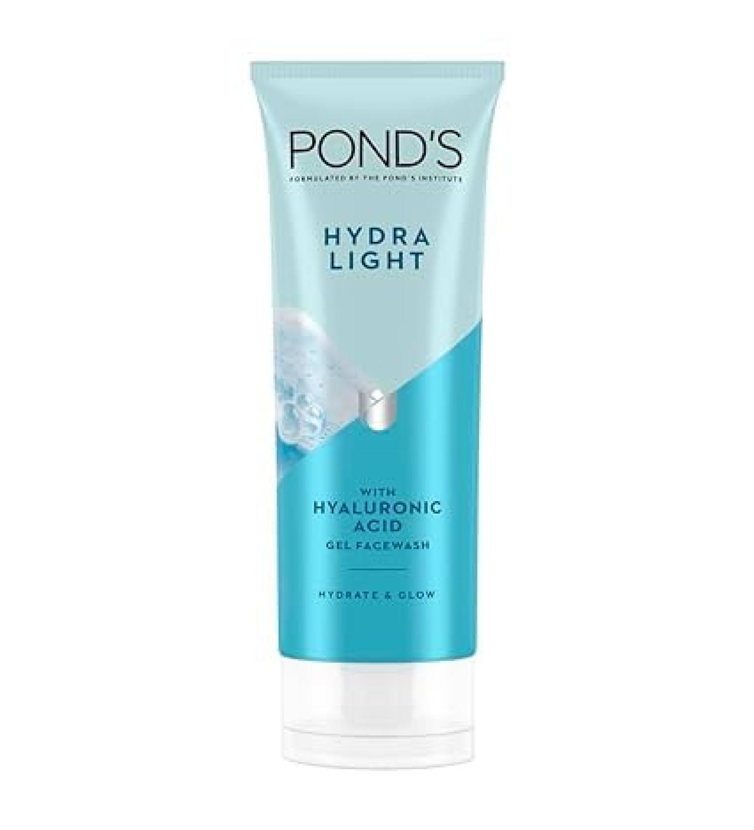 Buy po_n.ds Hydra Light Hyaluronic Acid Hydrating Gel Facewash 100g - Hydrate & Glow | International Shipping Available - Buy Online on GoSupps.com