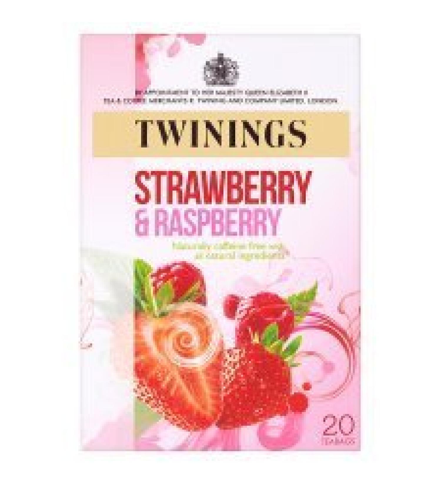 Twinings Twinings 4 x Raspberry & Raspberry Tea Bags 80 Bags