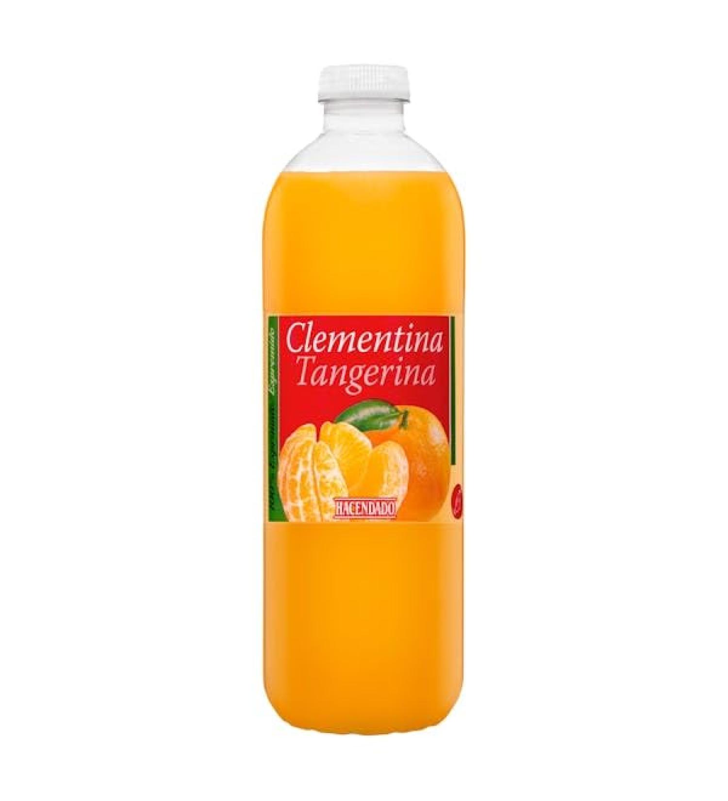 Hacendado Jus de Cl mentine Sans Sucres Ajout s Pack de 6 Bouteilles 1L Chacune Conservation Tetra Pak Origine Espagne