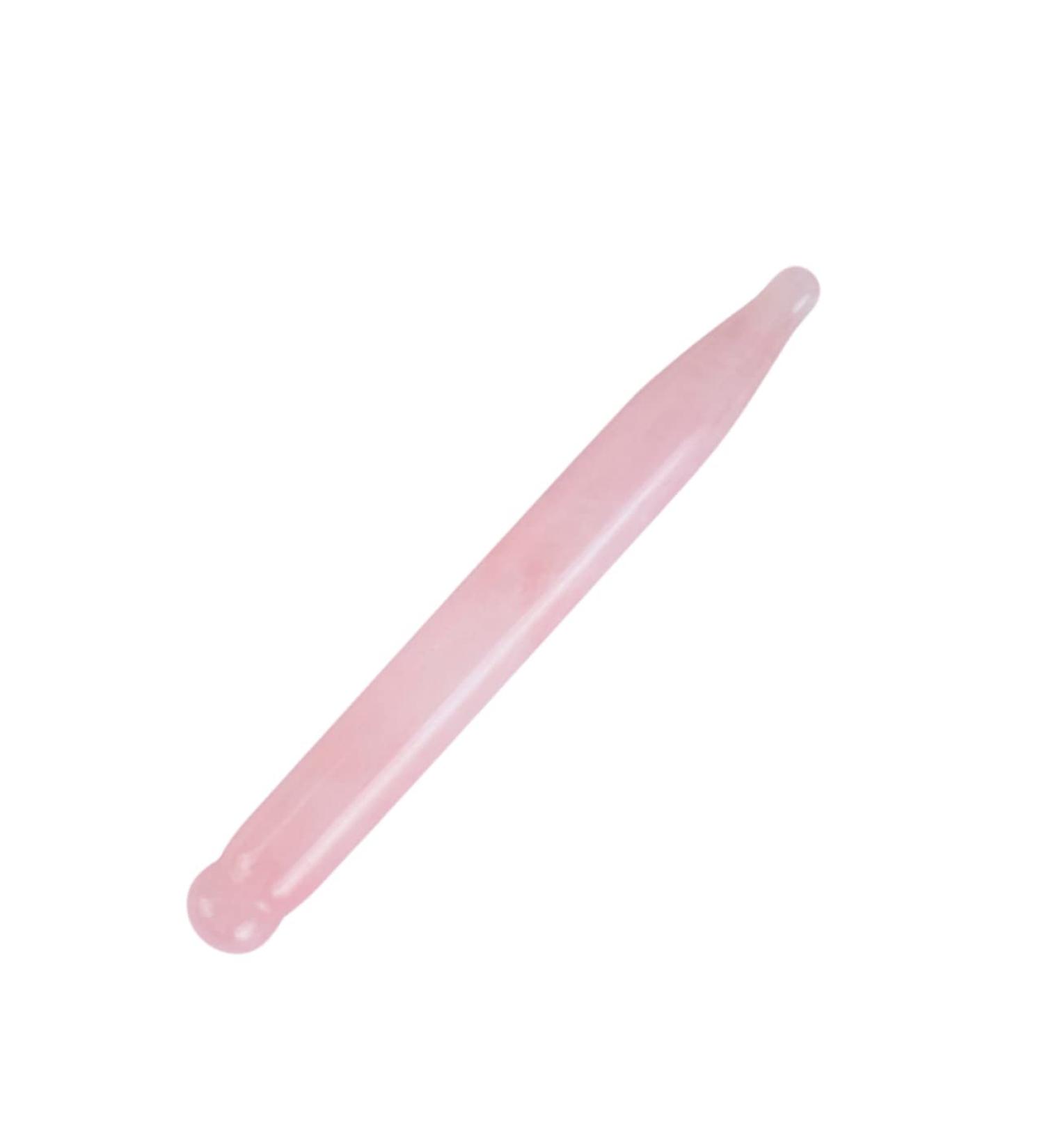 Buy Rose Quartz Crystal Muscle Massage Tools | Handheld Guasha Roller & Eye Massager for Body Relief | International Shipping Available - Buy Online on GoSupps.com