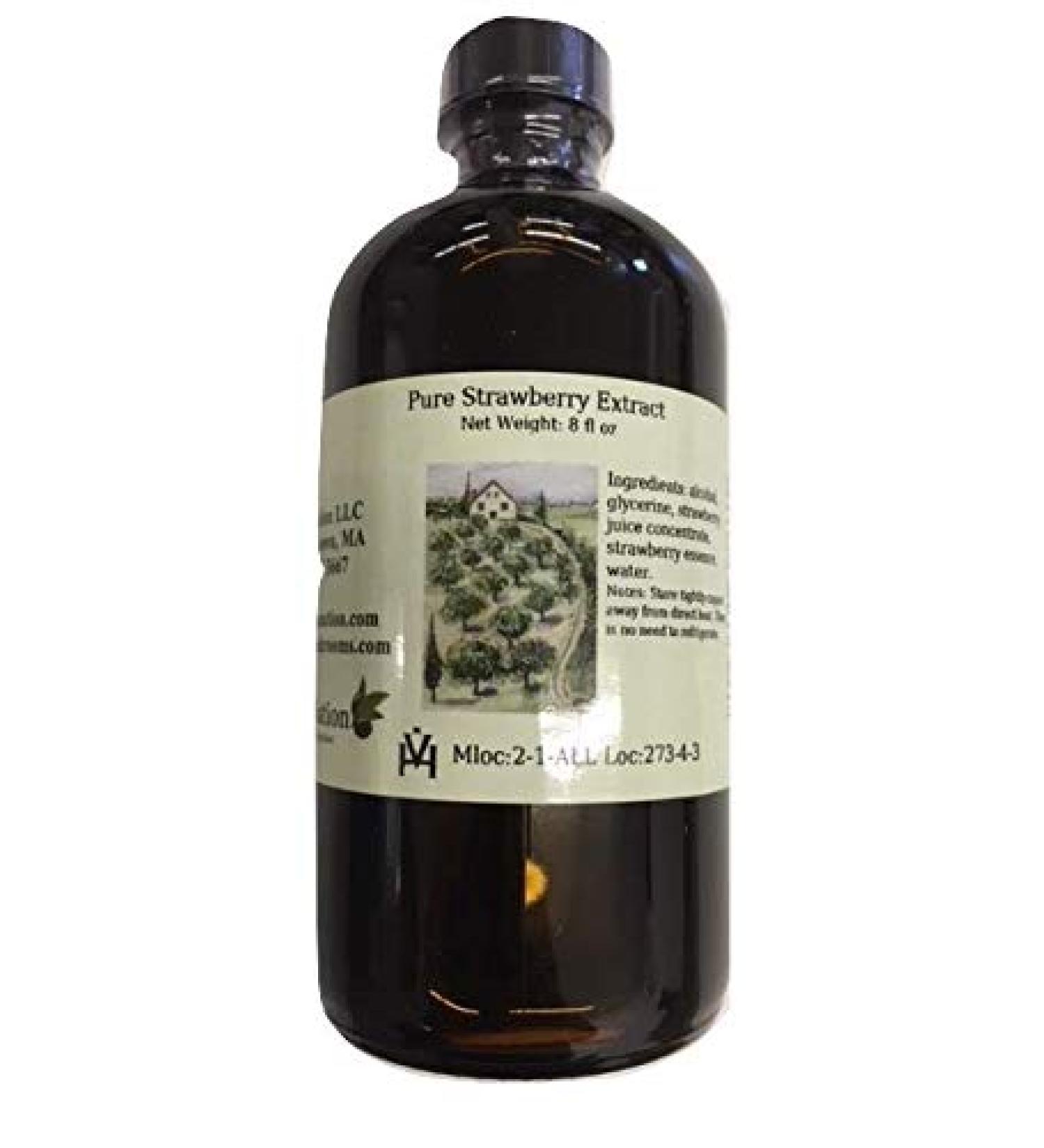 OliveNation Pure Strawberry Extract 8 oz.