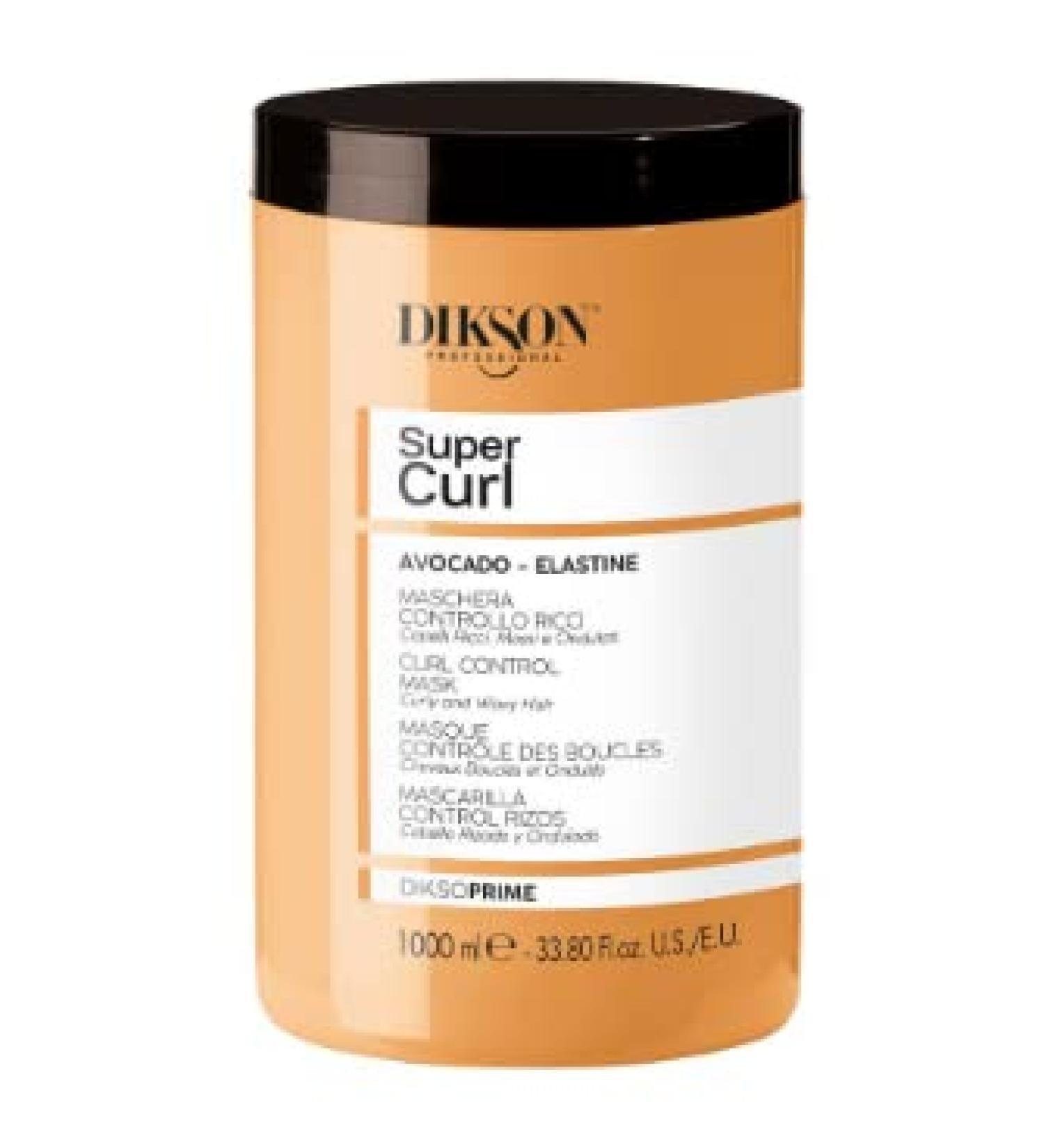 Curly Control Mask with Avocado and Elastin 1000ml Dikson