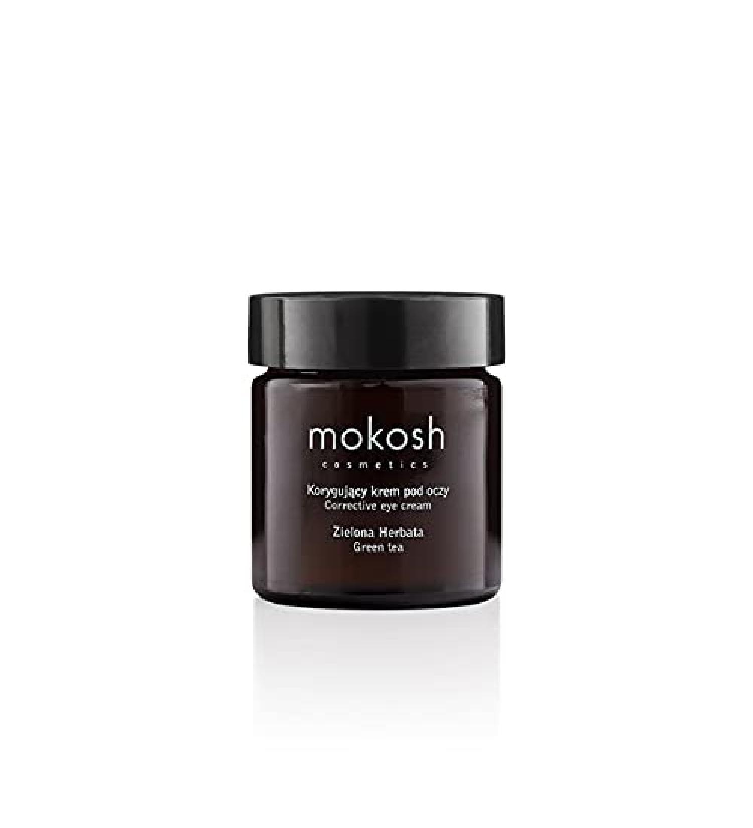 Mokosh Mokosh Green Tea Corrective Eye Cream Reduces Puffiness and Dark Circles Seaweed Extract Green Tea Extract 30 ml