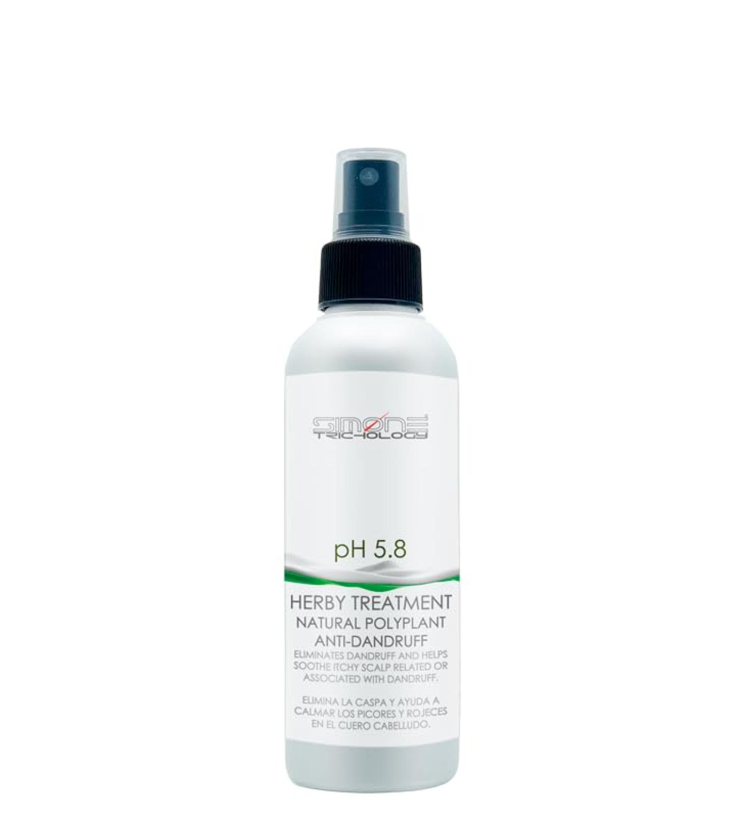  Simone Trichology SIMONE TRICHOLOGY HERBY TREATMENT NATURAL POLYPLANT DANDRUFF 150ml - Buy Online on GoSupps.com