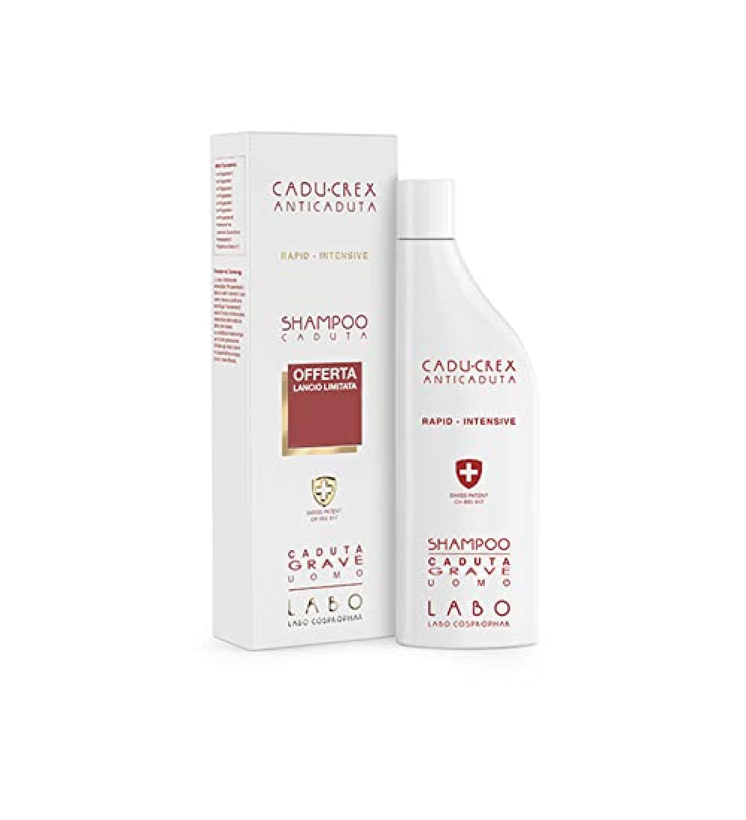 LABO Cadu Crex Rapid Intensive Shampoo for thinning hair Severe hair loss Men 150 ml