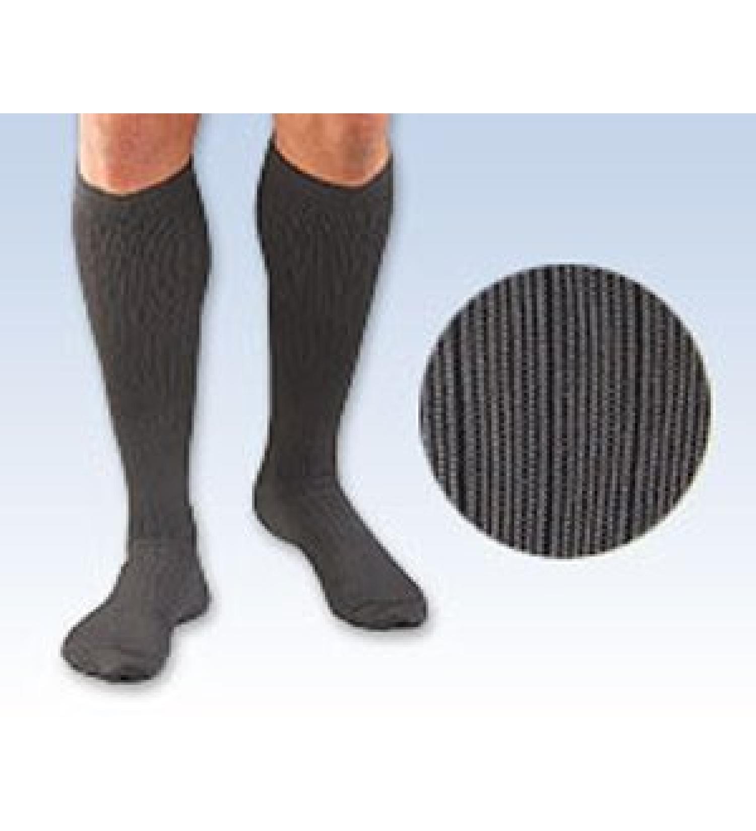 Activa Men's 20-30 mmHg Microfiber Dress Socks Tan Large