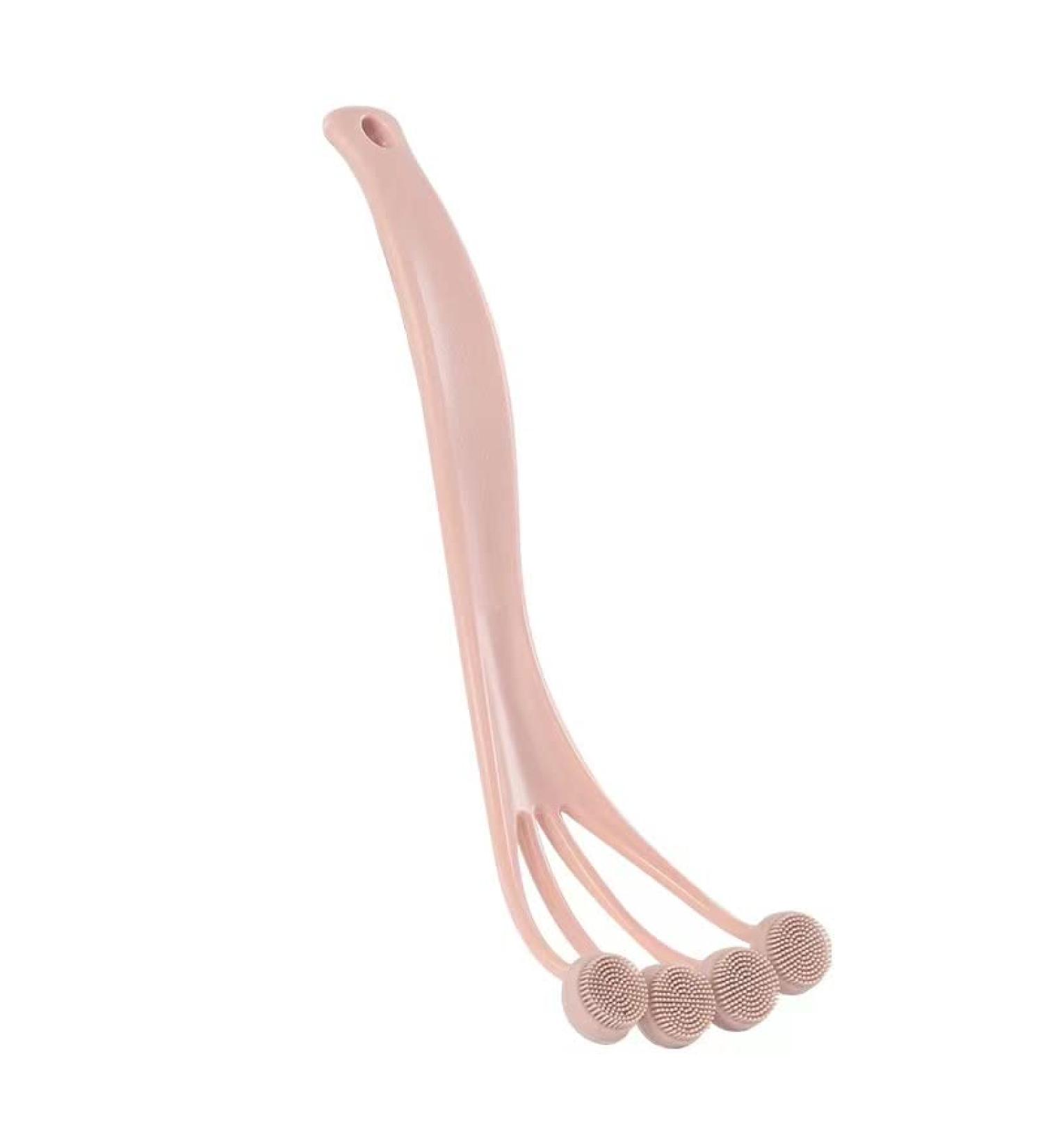 Silicone Chicken Feet Bath Brush with Long Handle for Soft Exfoliation and Massage - Buy Online on GoSupps.com