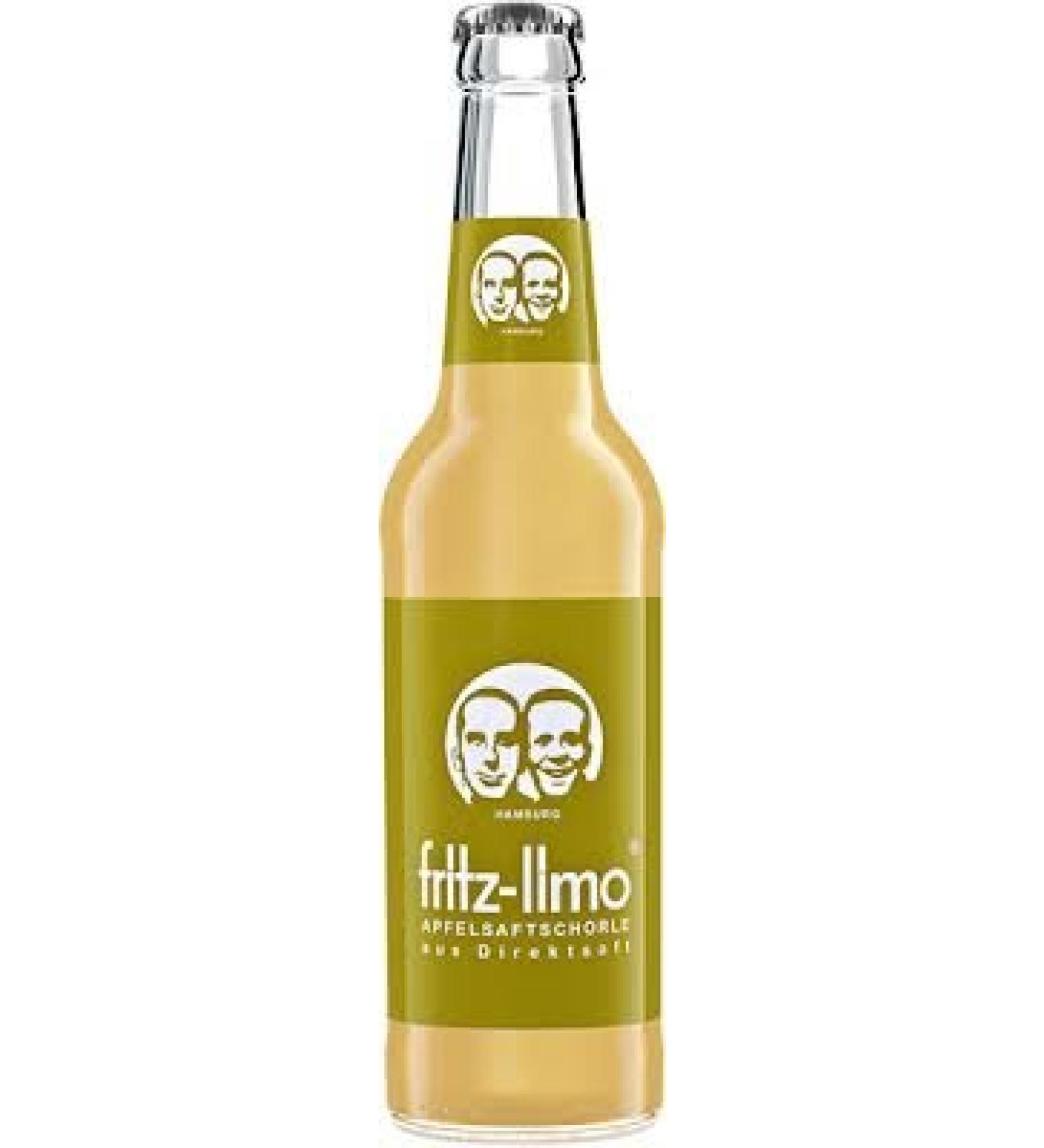 12x fritz-limo apple spritzer 330 ml inc. 0.96 REFILLABLE deposit