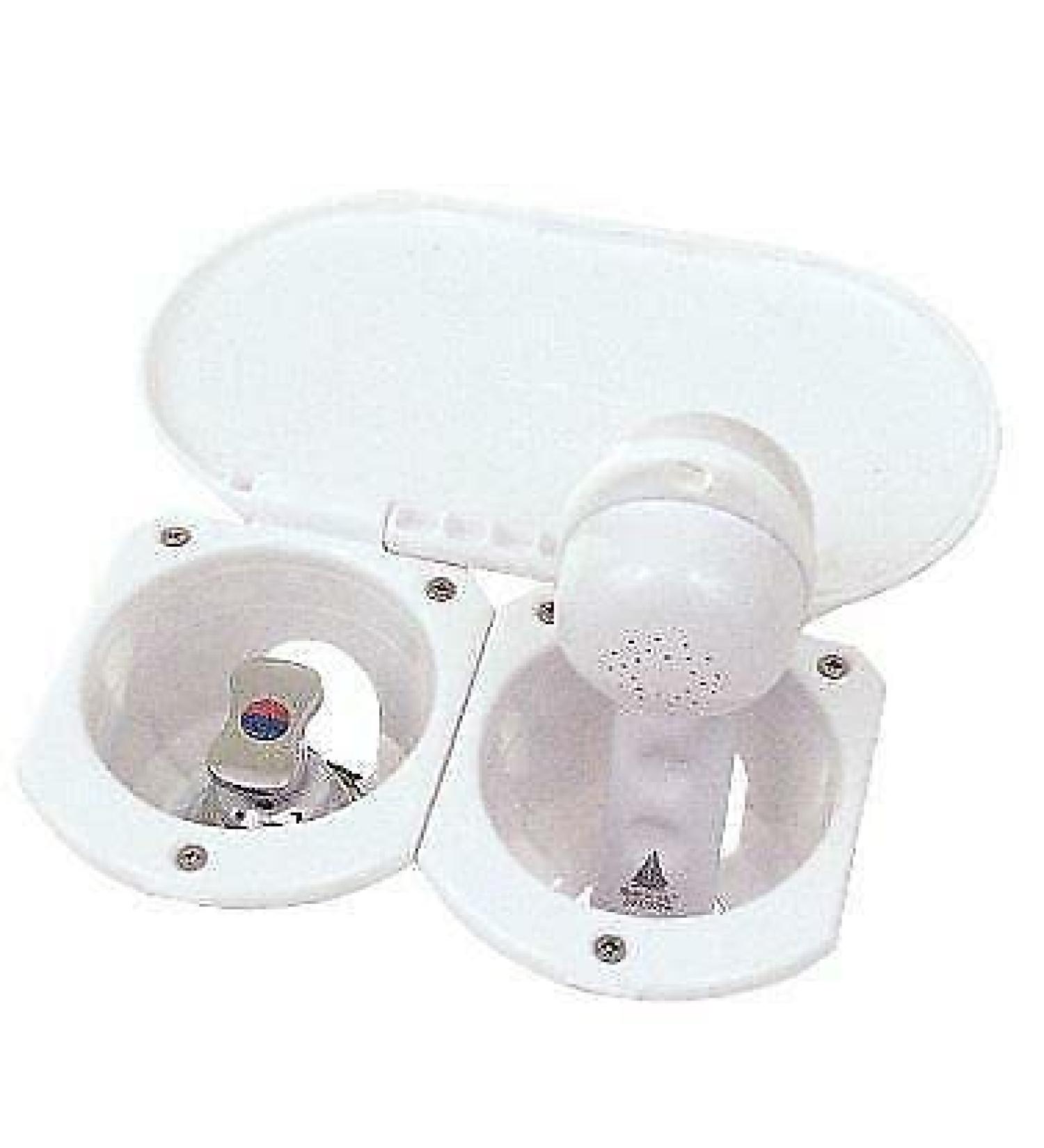 Scandvik 12110P Recessed Euro Trigger Handle Transom Shower with Mixing Valve