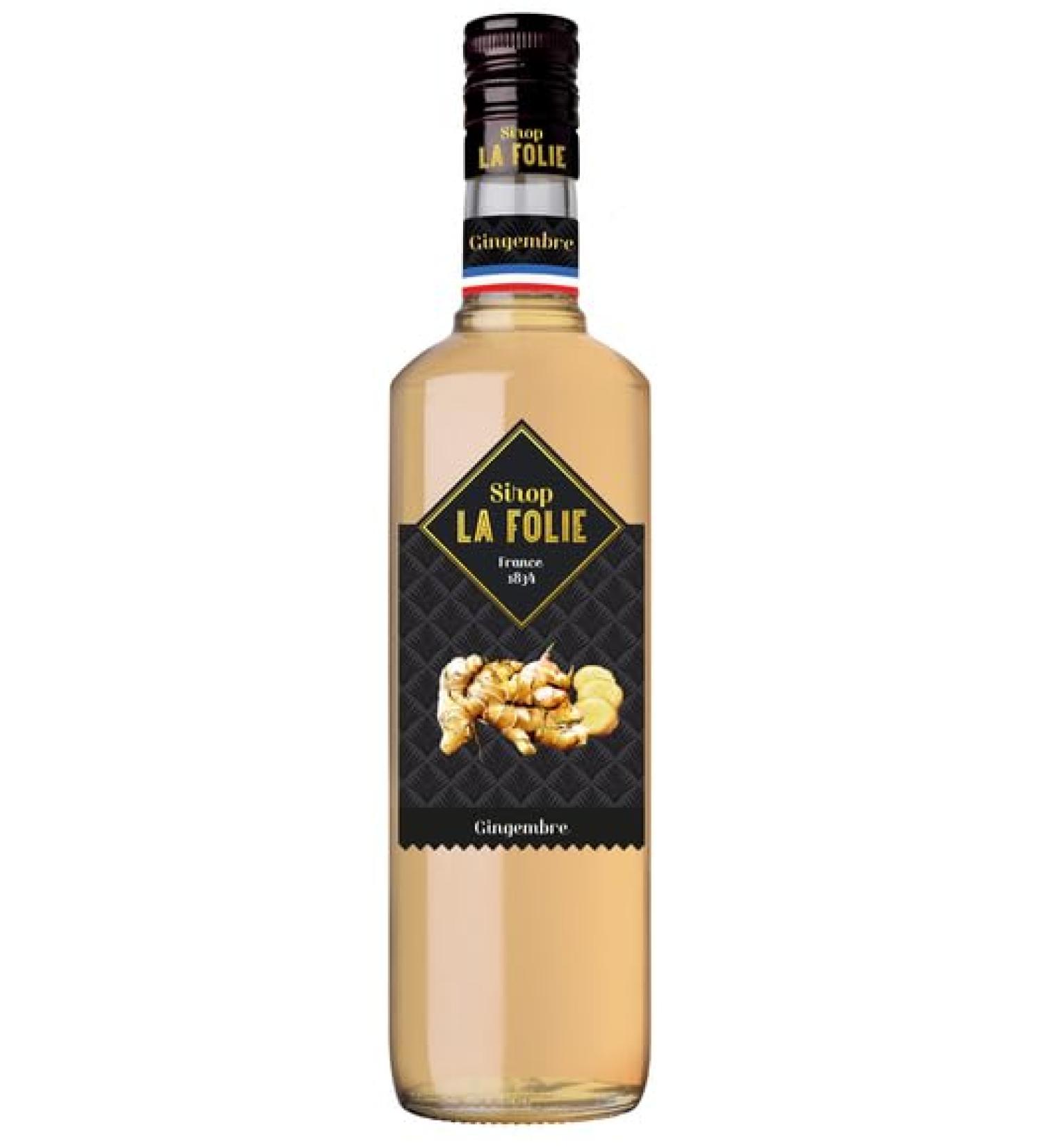 Combier La Folie Syrup - Ginger - 70 cl - Saumur