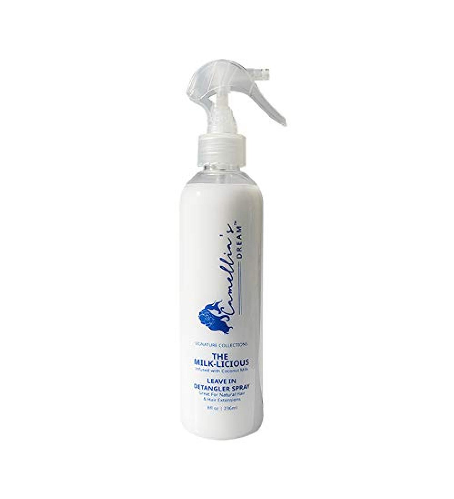 CAMELLIA'S DREAM The Milk-Licious Leave-In Detangler Spray 8 Oz.