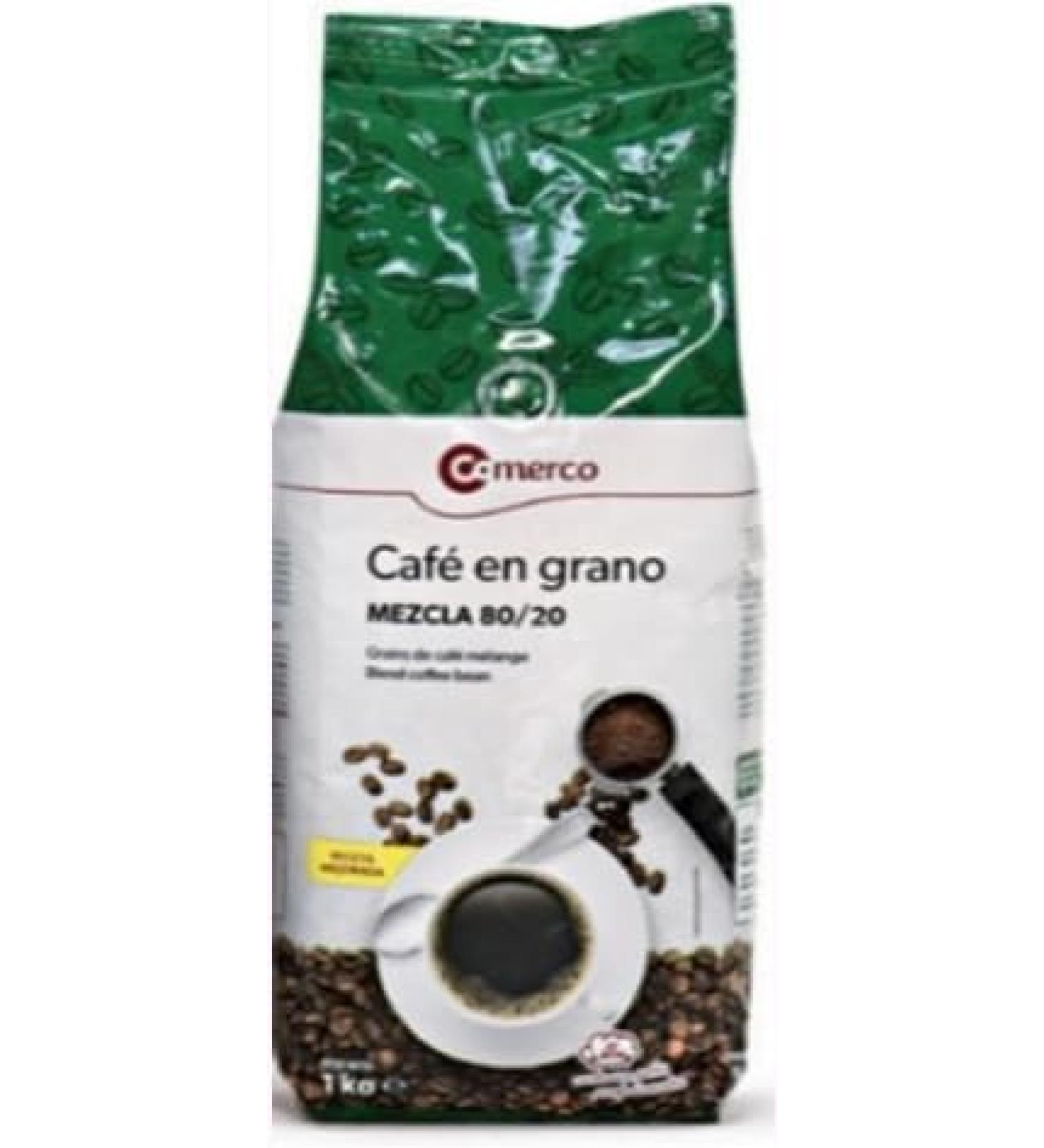 Caf en Grains M lange 80/20 Bol 1 kg Comerco Caf Frais et Aromatique
