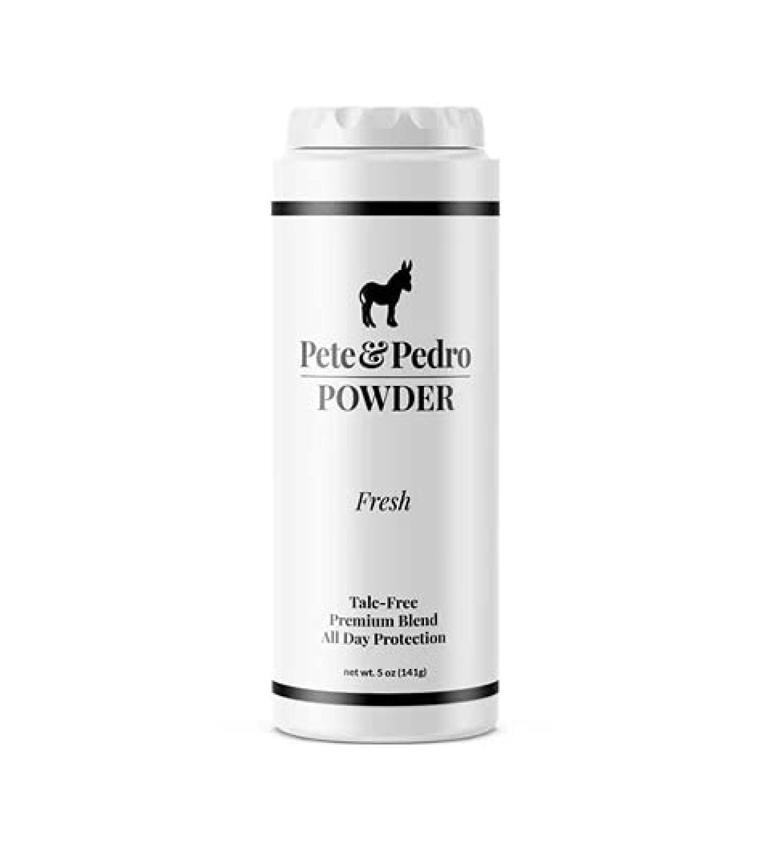 Pete & Pedro Body & Balls Powder 5 oz - Talc-Free Fresh Scent Ball Powder for Men - Buy Online on GoSupps.com