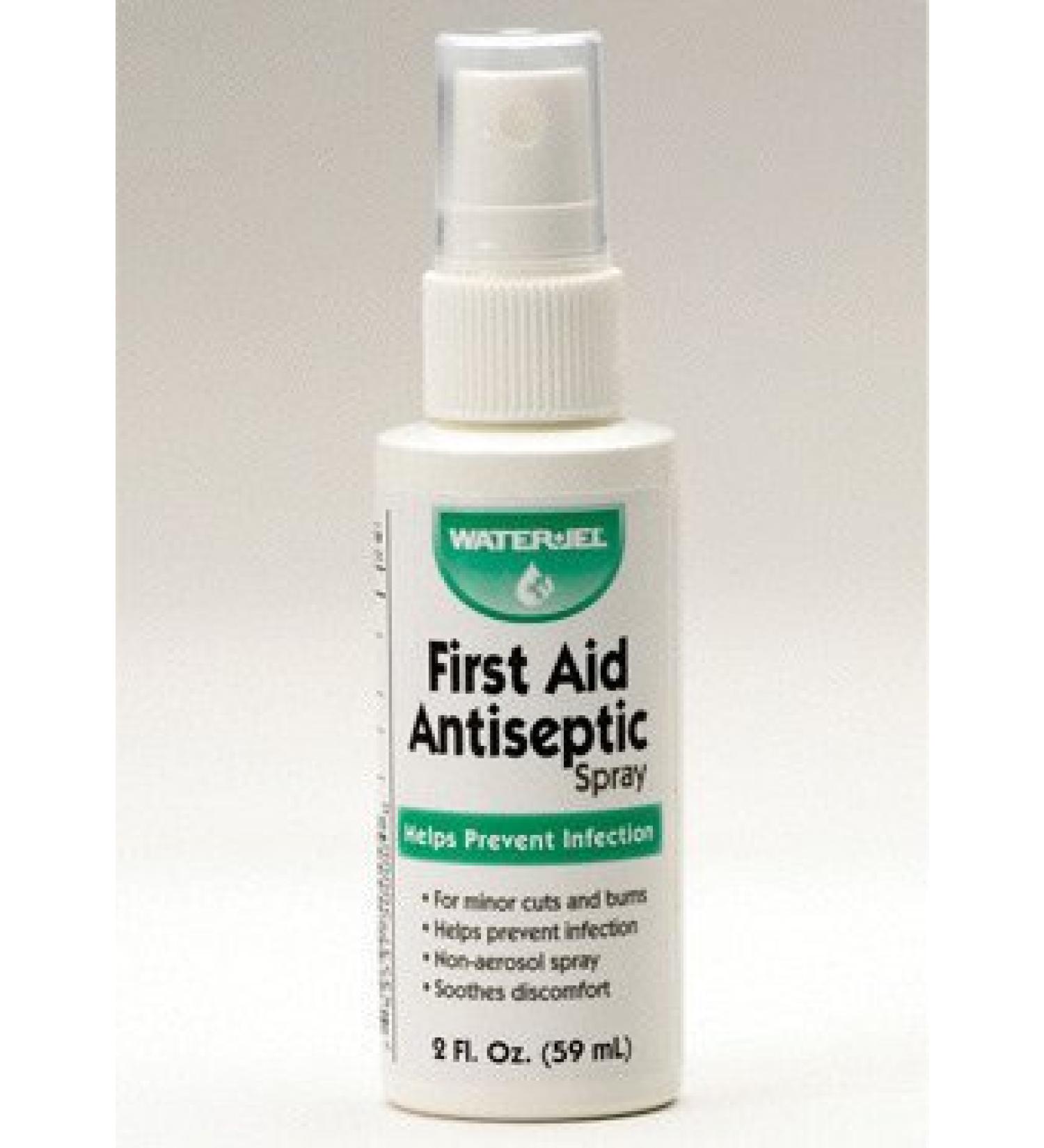 Water-Jel Technologies 2 Ounce Pump Bottle Antiseptic Spray With 0.13% Benzalkonium Chloride