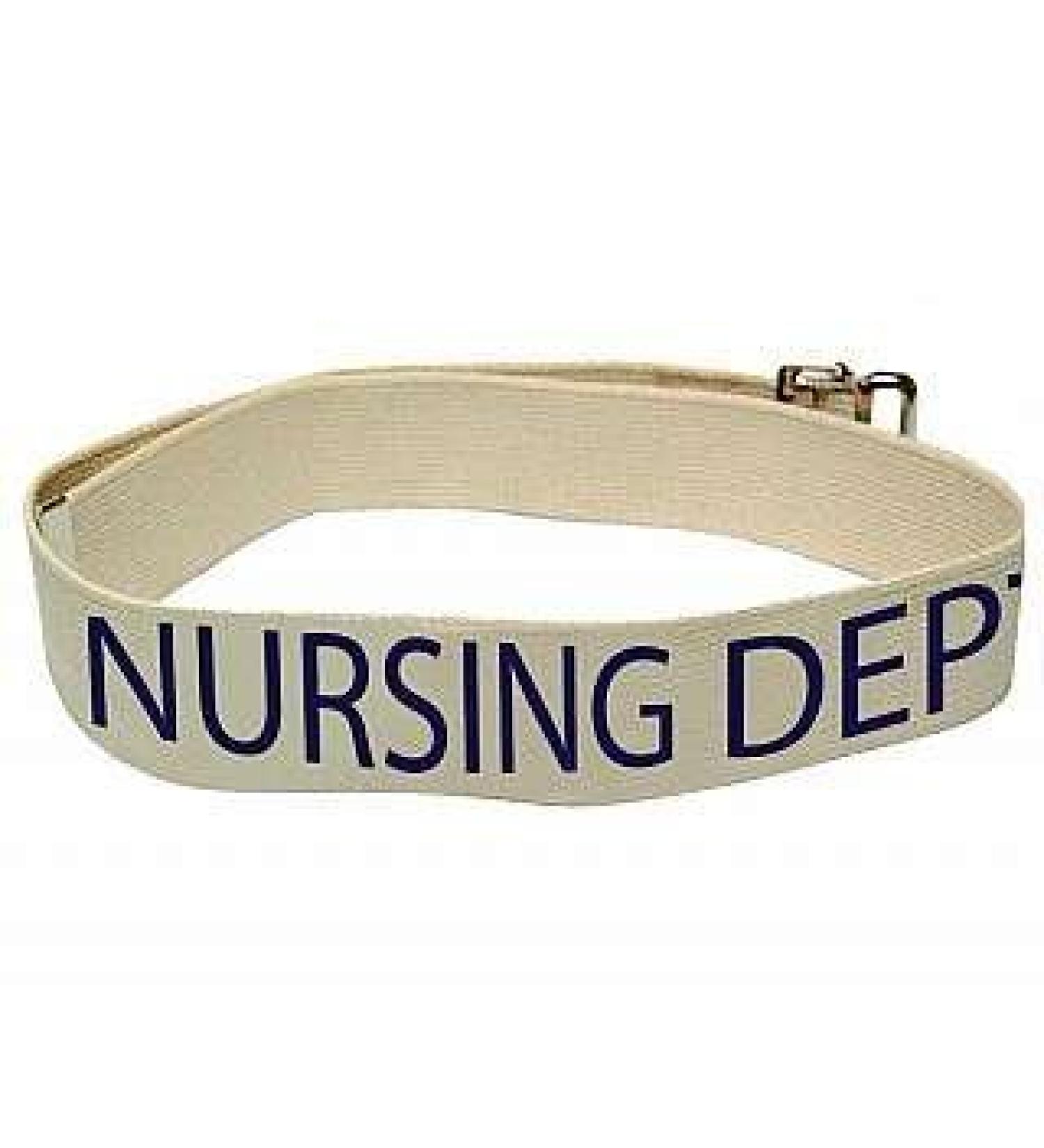 80754 Department Labeled Gait Belt Nursing Dept 2" Width 54" Length 8 Natural