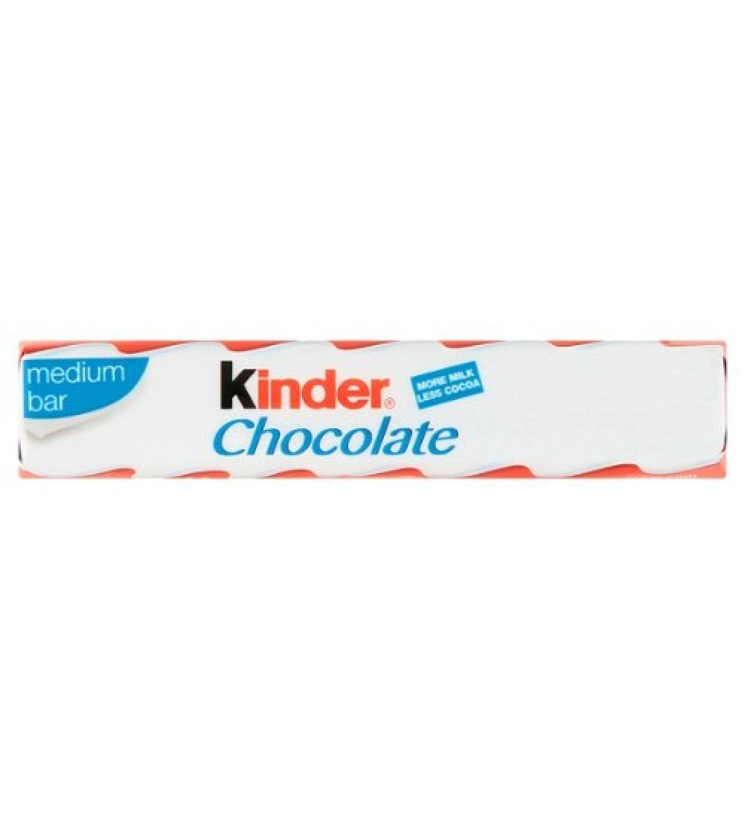 Kinder Kinder Medium Chocolate Bar 21g (pack of 36)