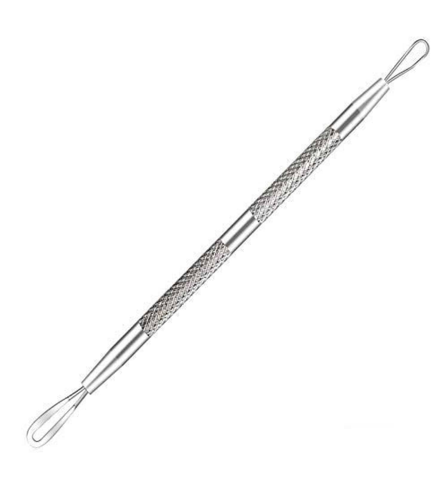 YNR Professional Blackheads Whiteheads Comedone Remover Extractor Facial Tool Flat and Round Wired Ends Surgical Stainless Steel - Buy Online on GoSupps.com