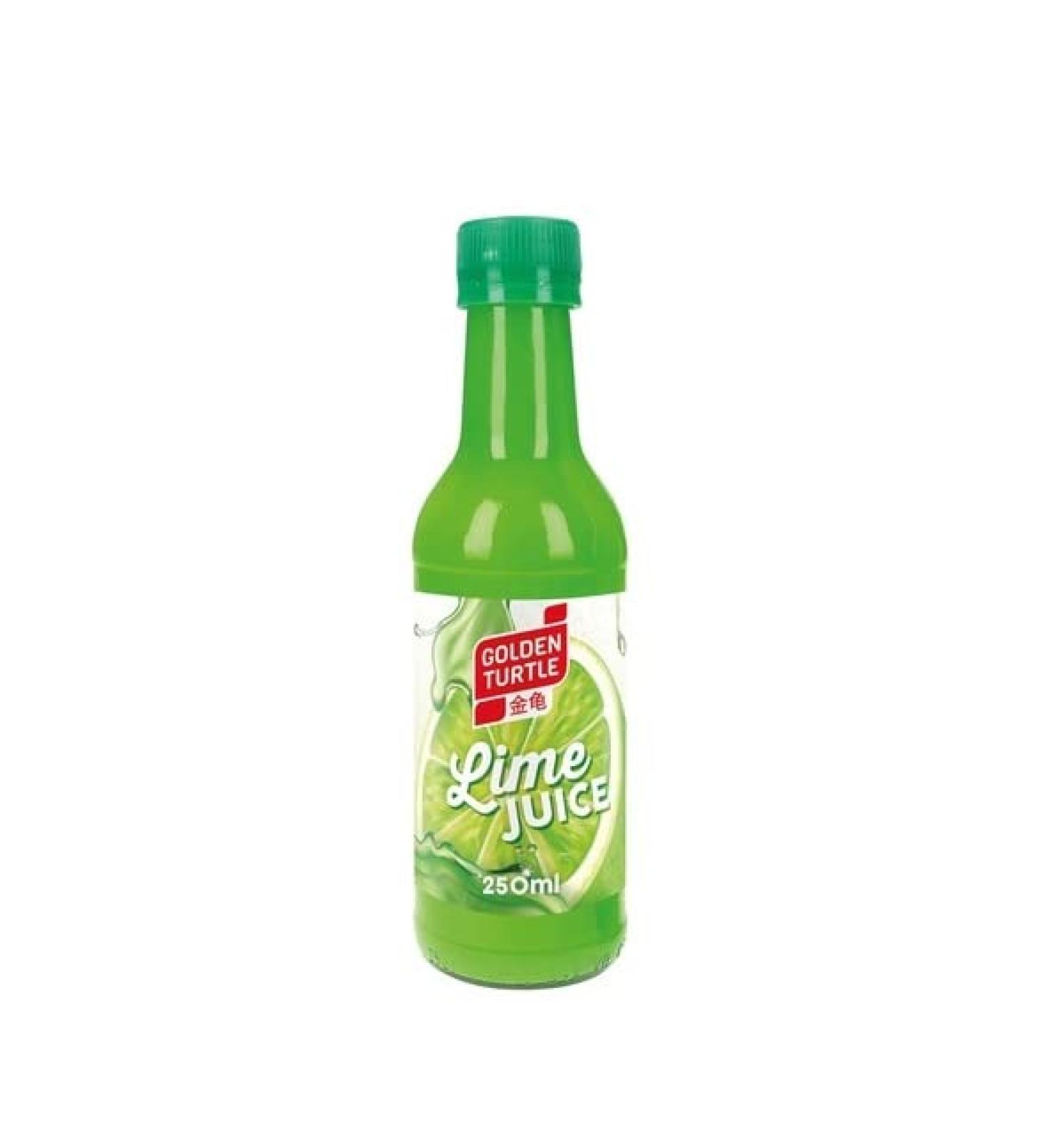 Golden Turtle Lime juice 250 ml 100% fruit content