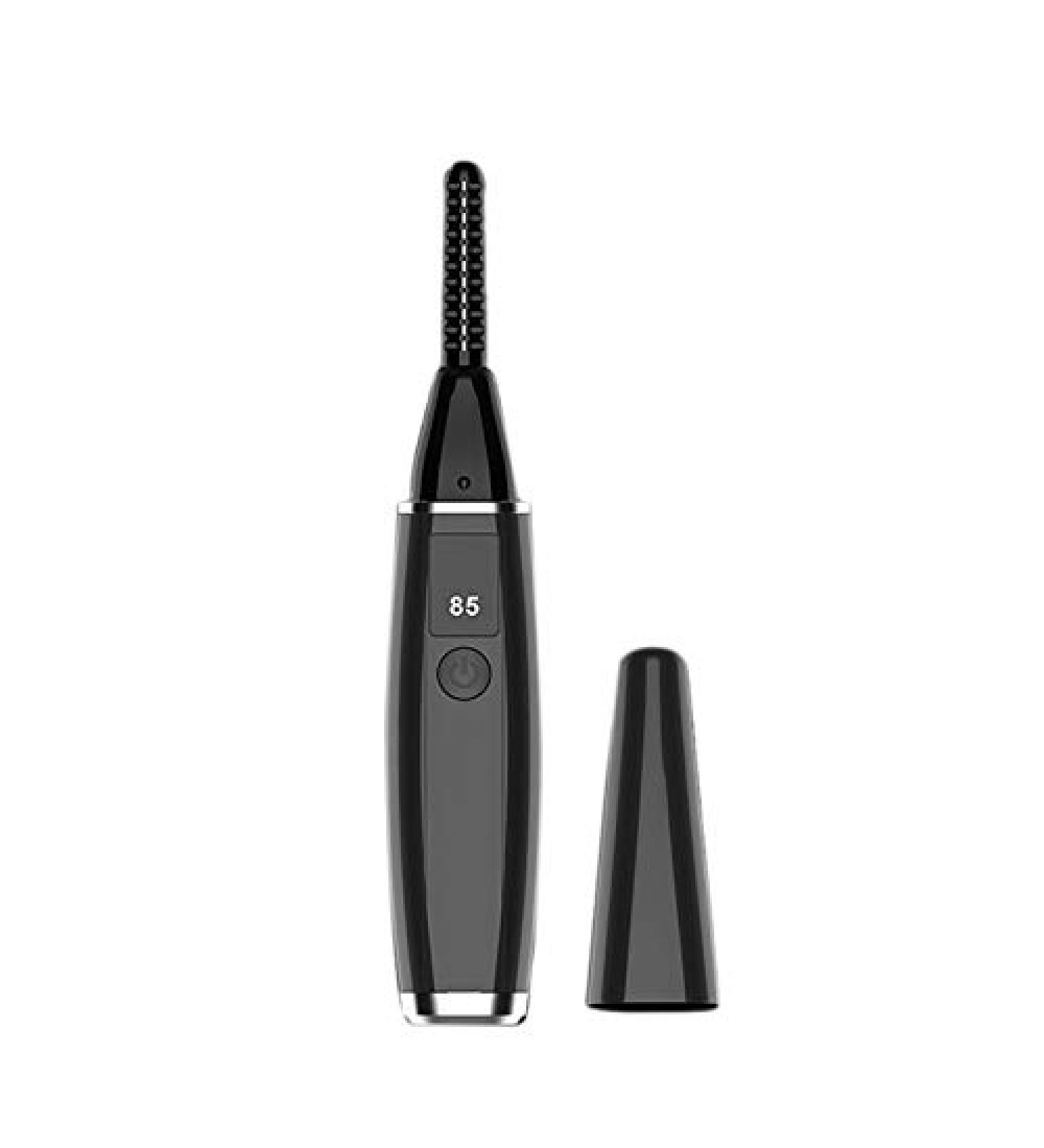 Tixqeaif Electric Eyelash Curler USB Charging LCD Display Heated Eyelash Curler(Black) - Buy Online on GoSupps.com