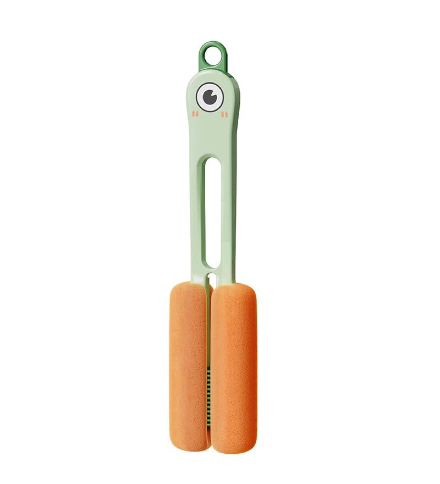 Bottle Brushes for Cleaning Cup Lid Cleaning Brush with Sponge Brush Silicone Brush Straw Brush Bottle Cleaner Brush for Various Cups and Bottles Such As Glass Cups Coffee Cup (Green) - Buy Online on GoSupps.com