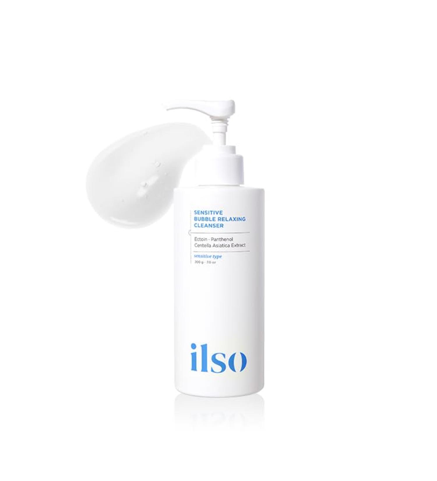Ilso Sensitive Bubble Relaxing Cleanser - K Beauty Hydrating Skin Care for All Skin Types - 200g | International Shipping Available - Buy Online on GoSupps.com