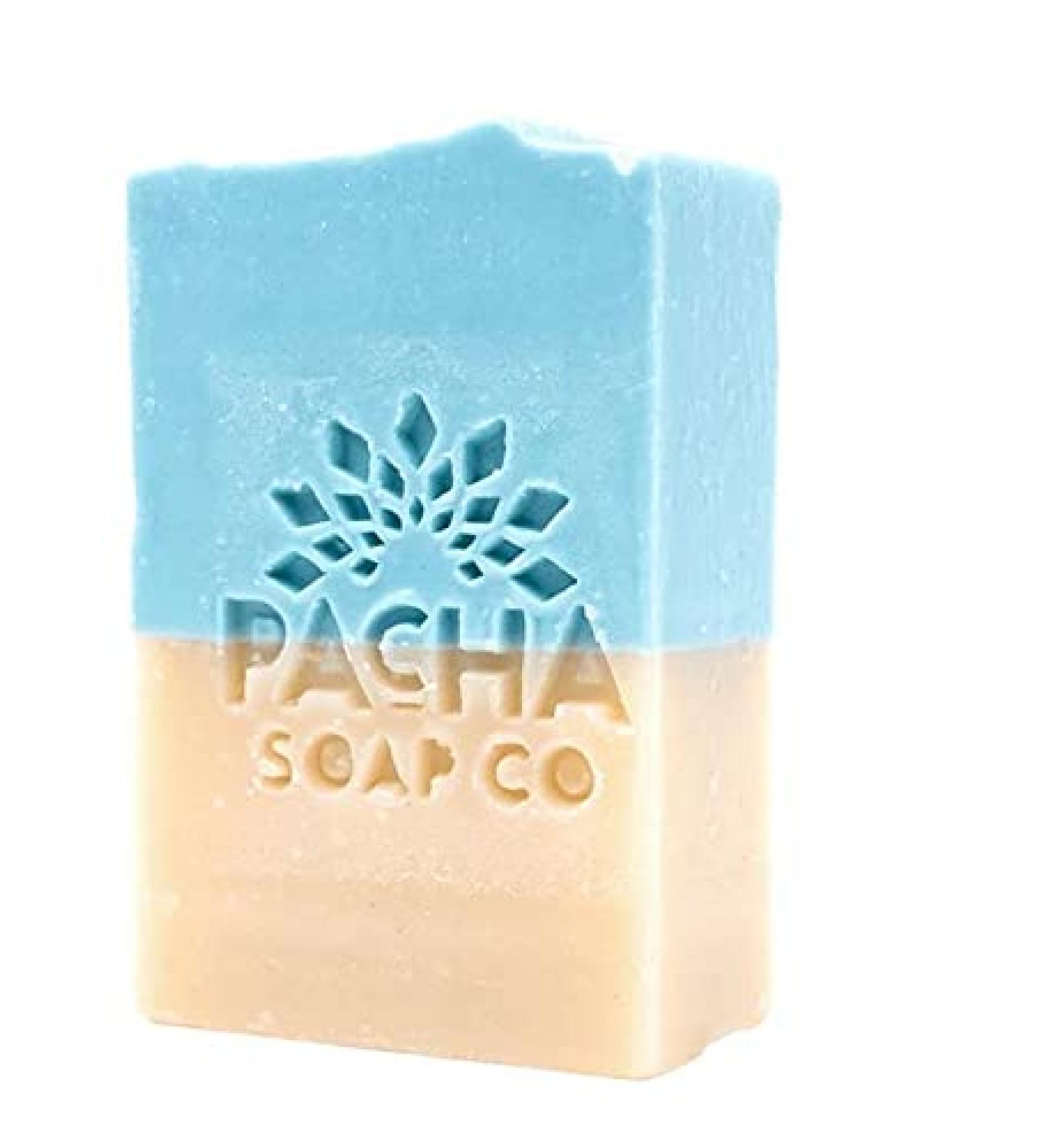 Pacha Bar Soap - Sand and Sea - Natural - Exfoliating - 4 Ounce