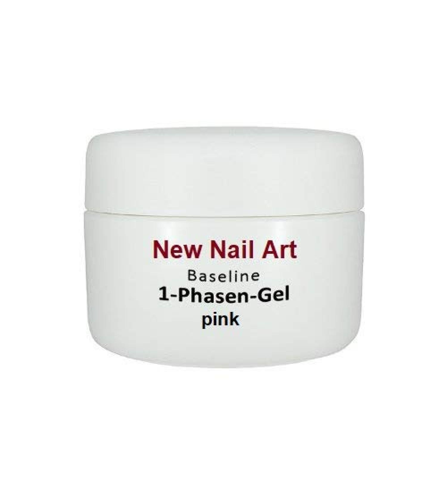 New Nail Art 5ml Baseline 1-Phase Gel pink/rose Builder Gel Standard All in One