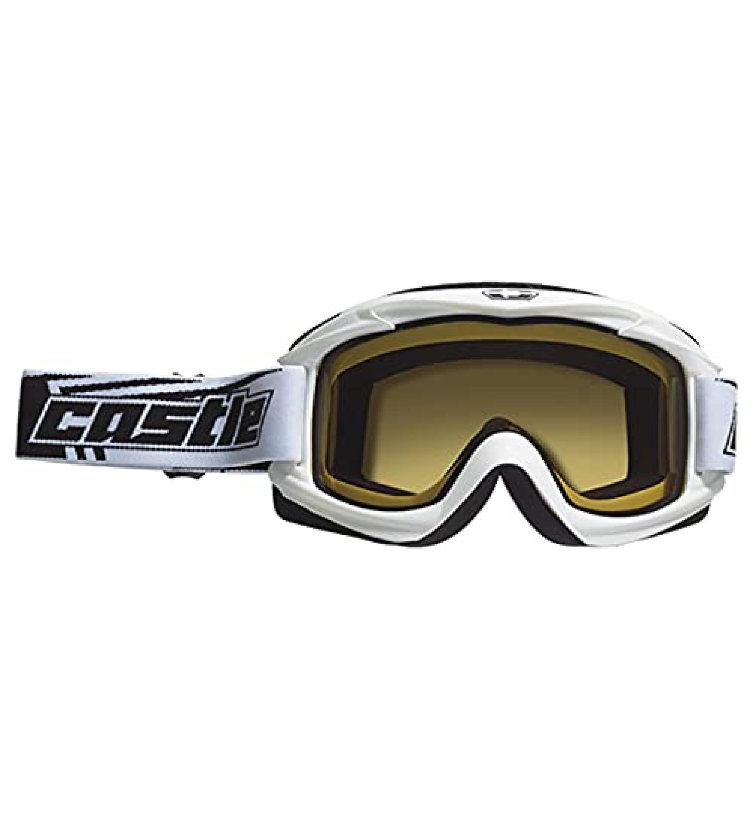Castle X Launch Snow Goggle (White)