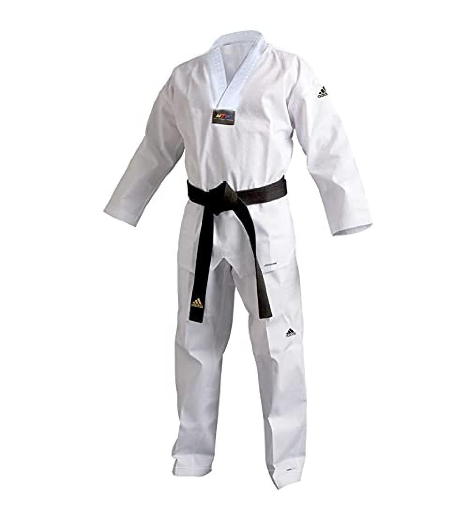 adidas ADICHAMP 3 TKD Uniform V-neck White 5