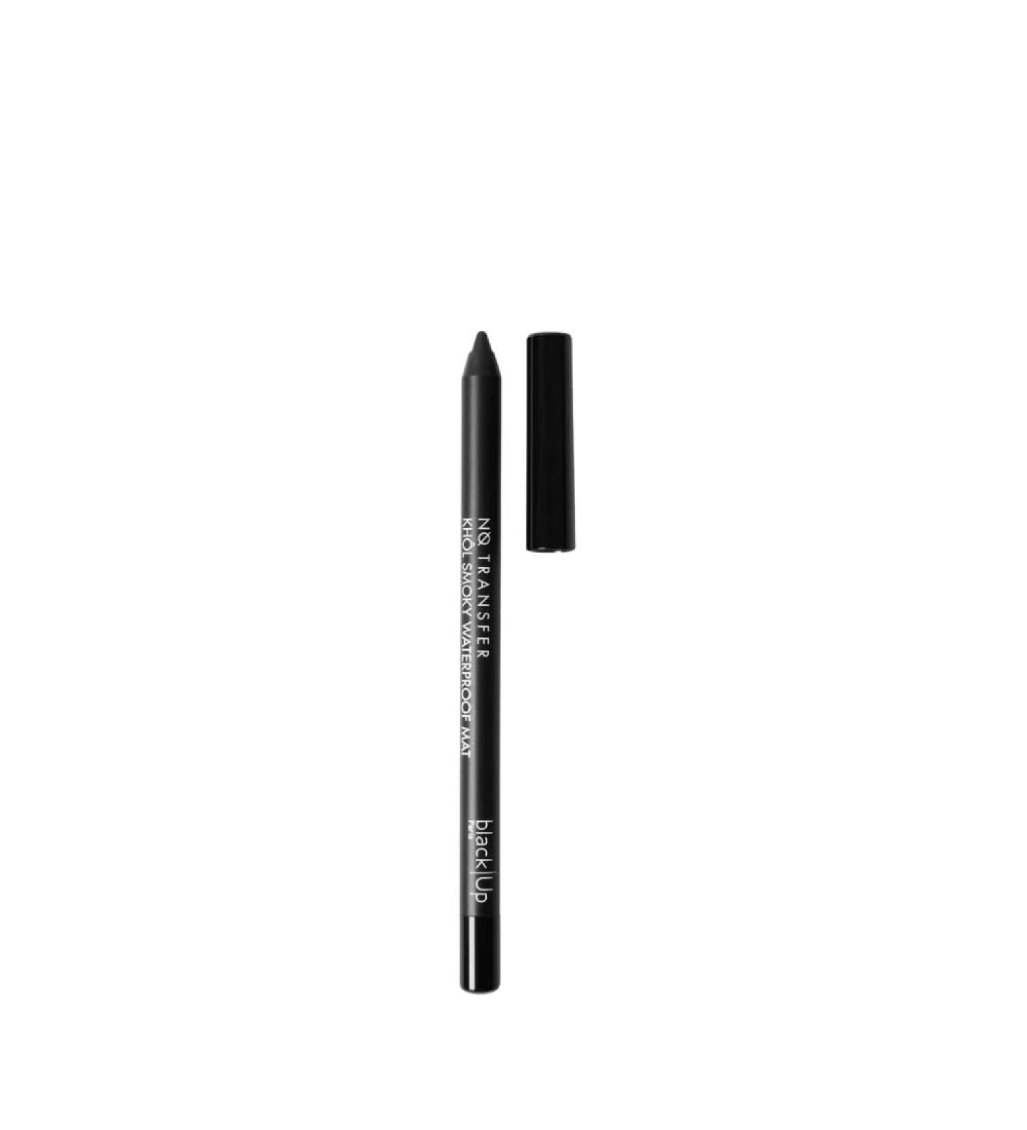BLACK UP - Crayon Kh l Smoky Waterproof - Longue Tenue Texture Glide Effet Smoky Eye Facile - Sans transfert