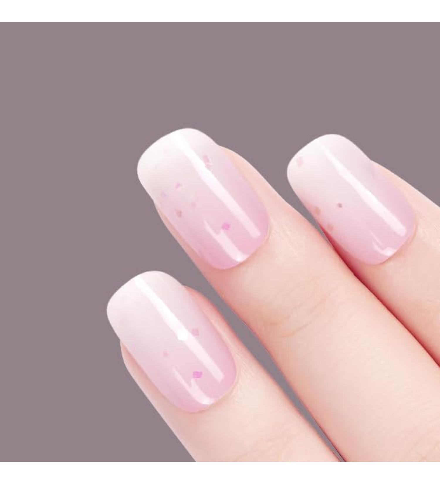 Danni & Toni Morning Dew Gel Nail Foils - Rosa Gradation Sequin UV Sticker Set - Self-Adhesive Nail Wraps for Stunning Designs | 28 Pack - Buy Online on GoSupps.com