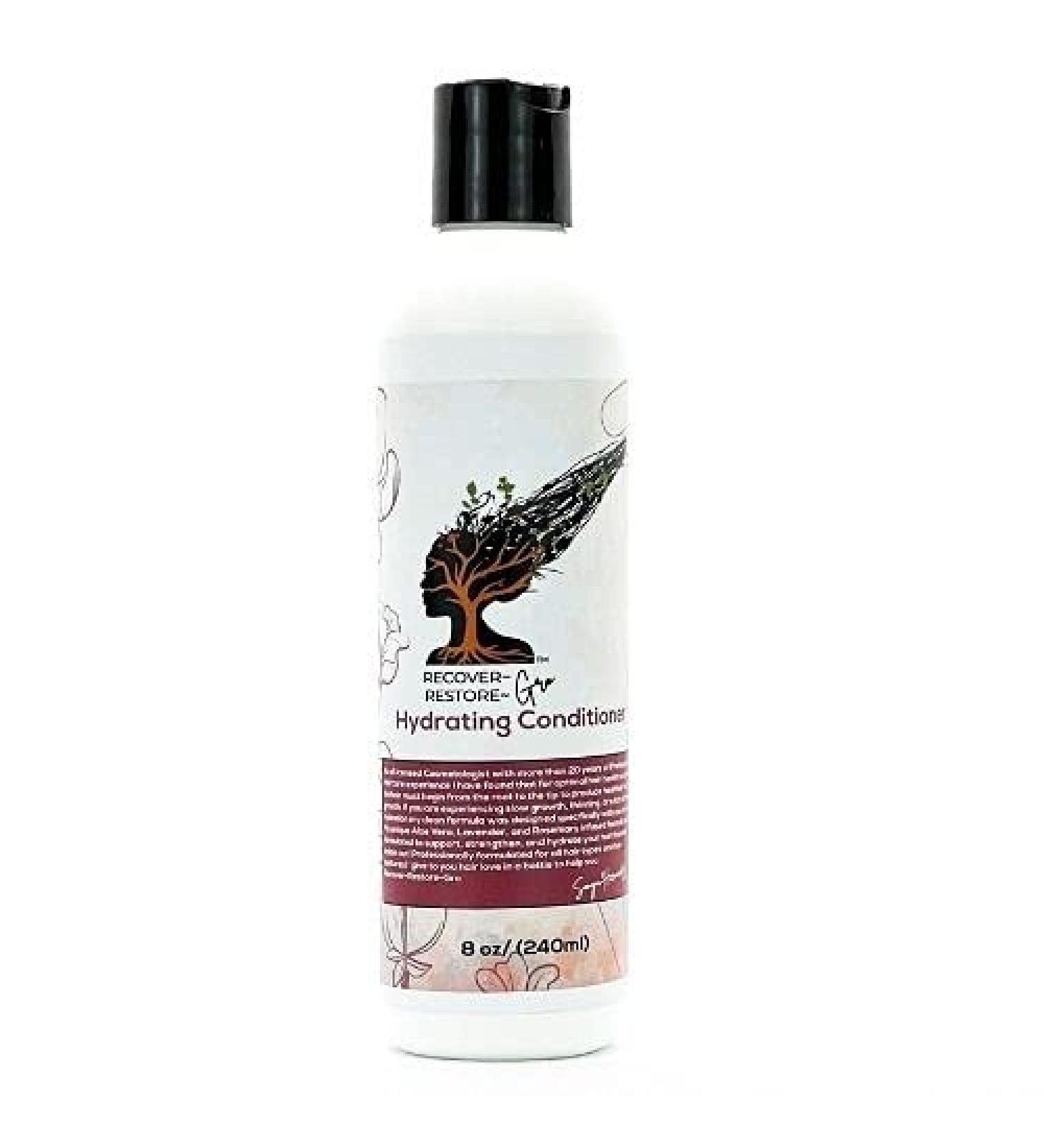 Hydrating Conditioner for All Hair Types | Silicone-Free Gluten-Free Cruelty-Free | 8oz with Rice Bran Proteins | Fragrance-Free - Buy Online on GoSupps.com
