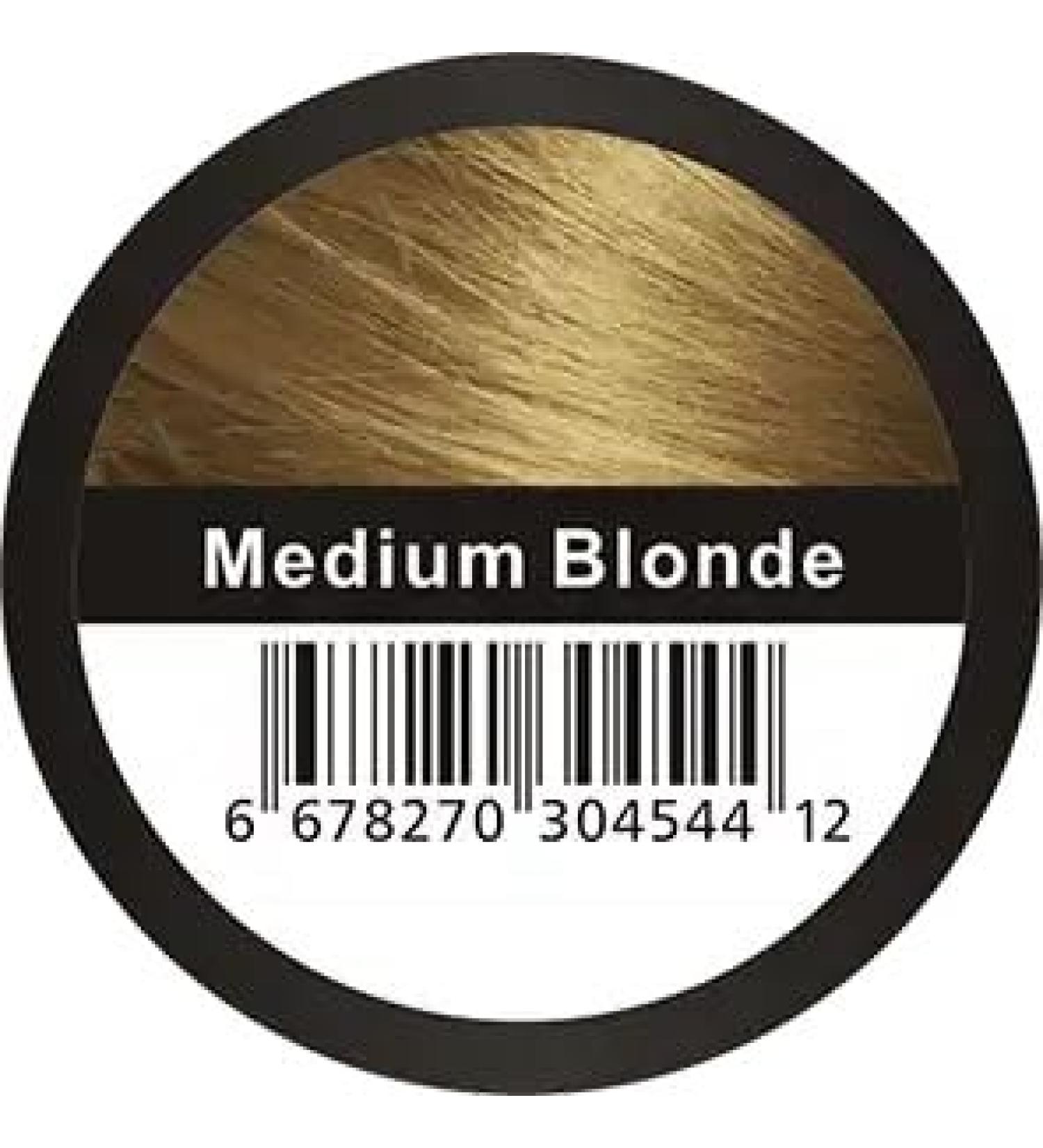 FULLY Hair Building Fibers 2nd Generation Instant Hair Transformation 23 g Conceal Thinning Hair Boost Density and Volume Multiple Colors for Men and Women (Medium Blonde)