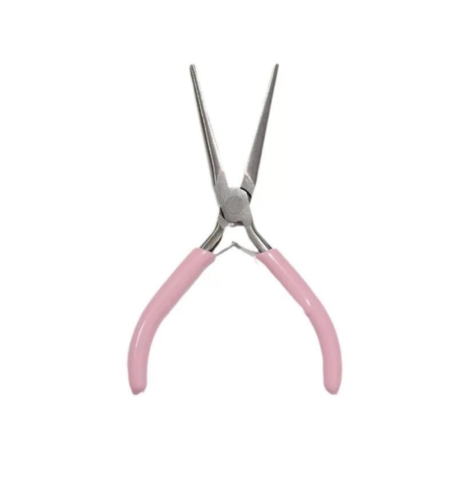 Professional C Curve Nail Tip Pliers - Stainless Steel Nail Sculpting Tool for DIY & Salon Use | Pink Nail Shaping Tweezers - Buy Online on GoSupps.com