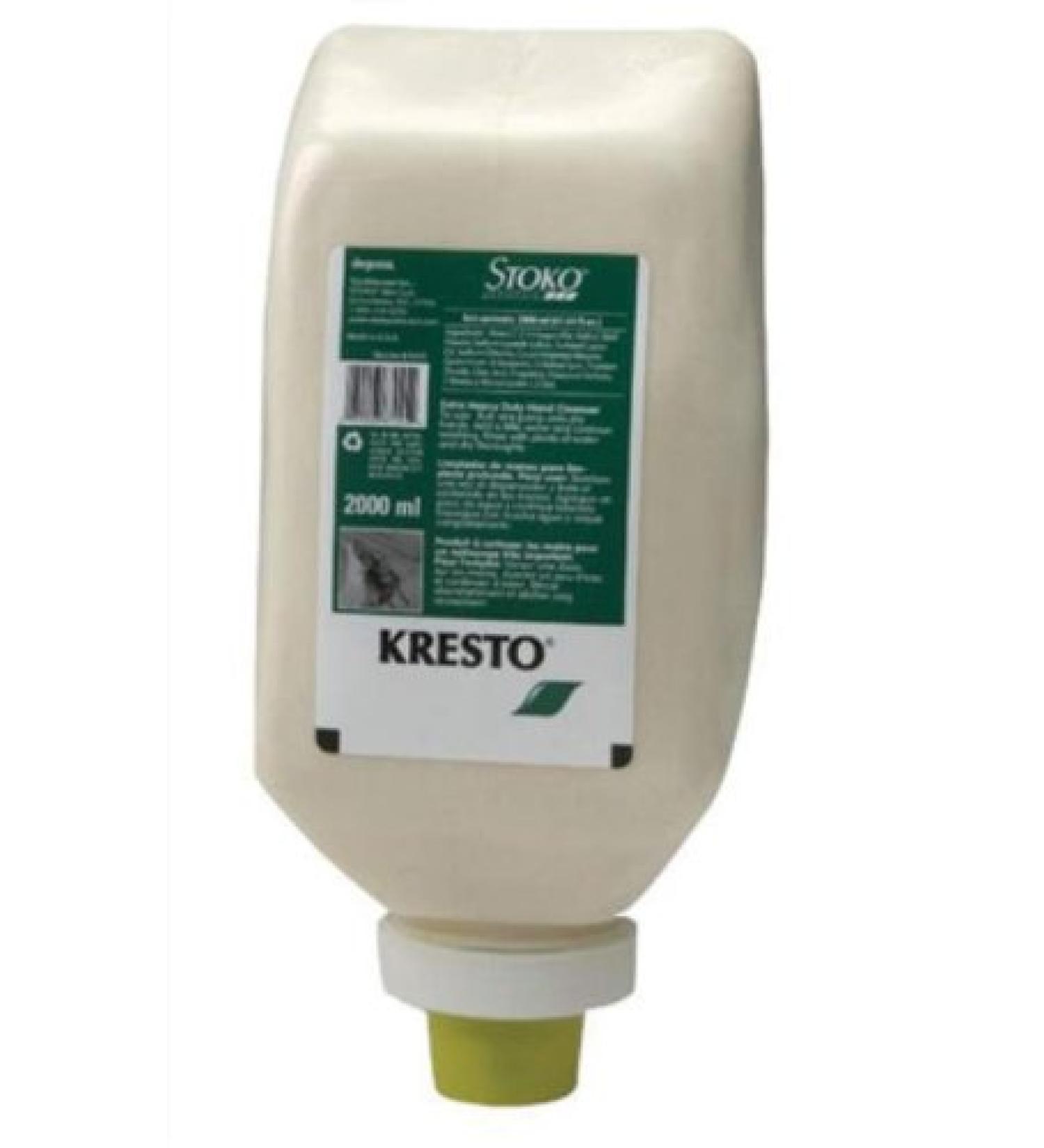 STOKO 2000 ml Softbottle KRESTO Extra Heavy Duty Hand Cleaner. (2 Each)