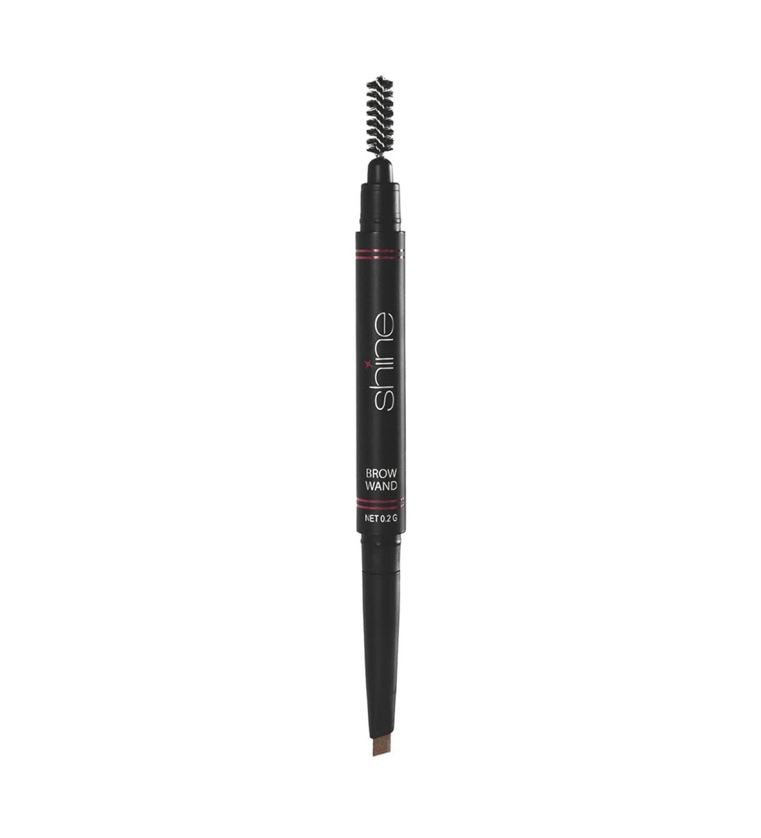 Shine Cosmetics Brow Wand - Dual-Sided Precision Brow Pencil for Perfectly Defined & Tamed Brows | International Shipping Available - Buy Online on GoSupps.com